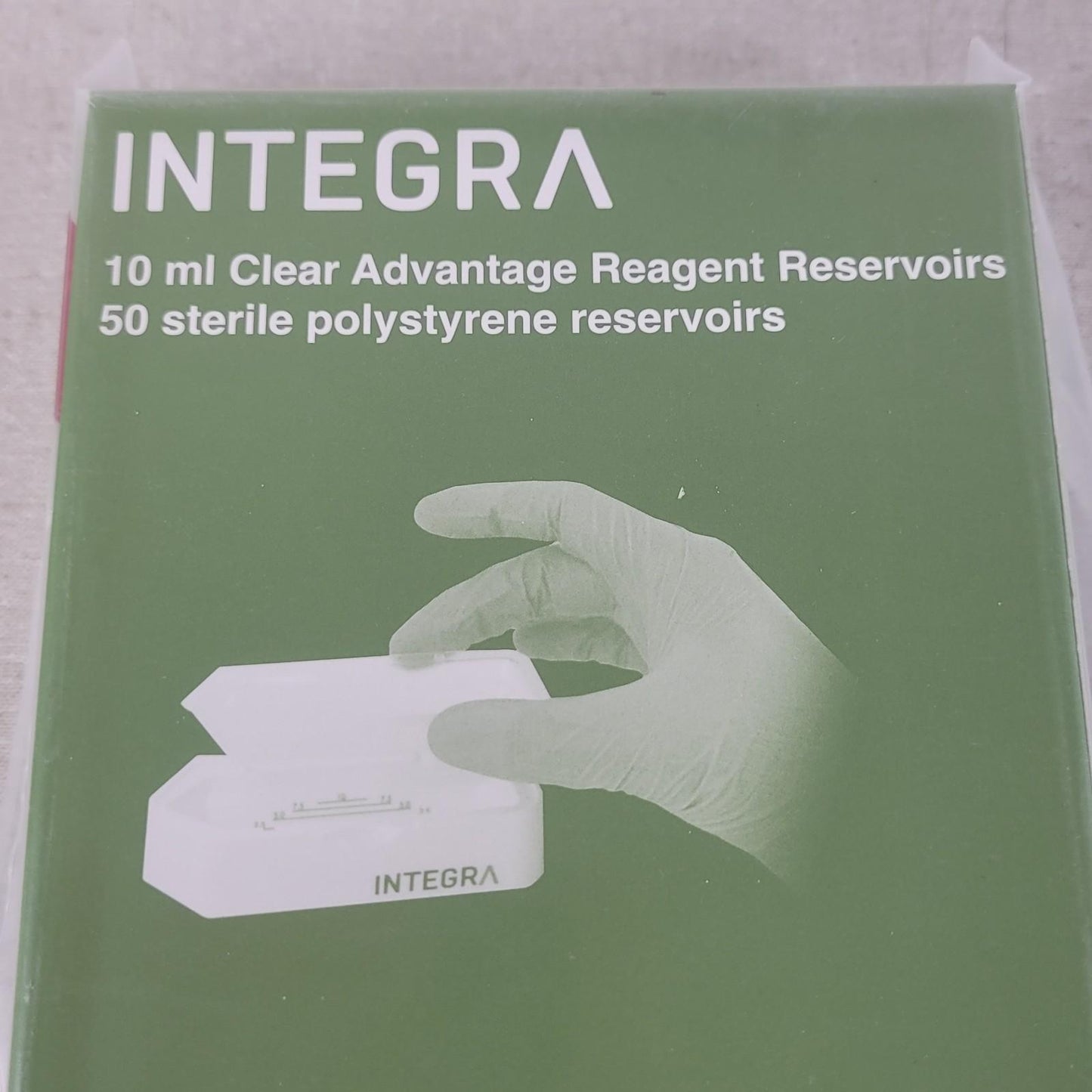 Integra 4332 10ml Clear Advantage Reagent Reservoirs 50 Polystyrene Reservoirs