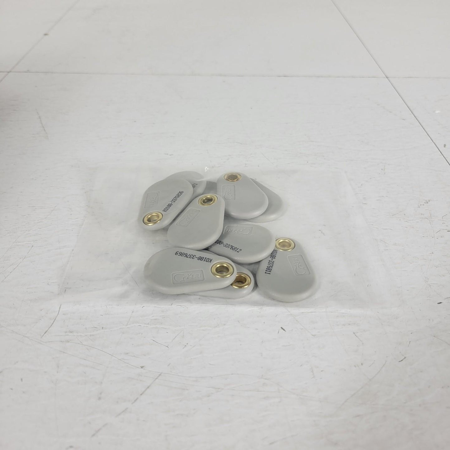 *Lot of 10* Keri PKT-10X Keri MS Proximity Key Tag Fob Keyless Access Keyset