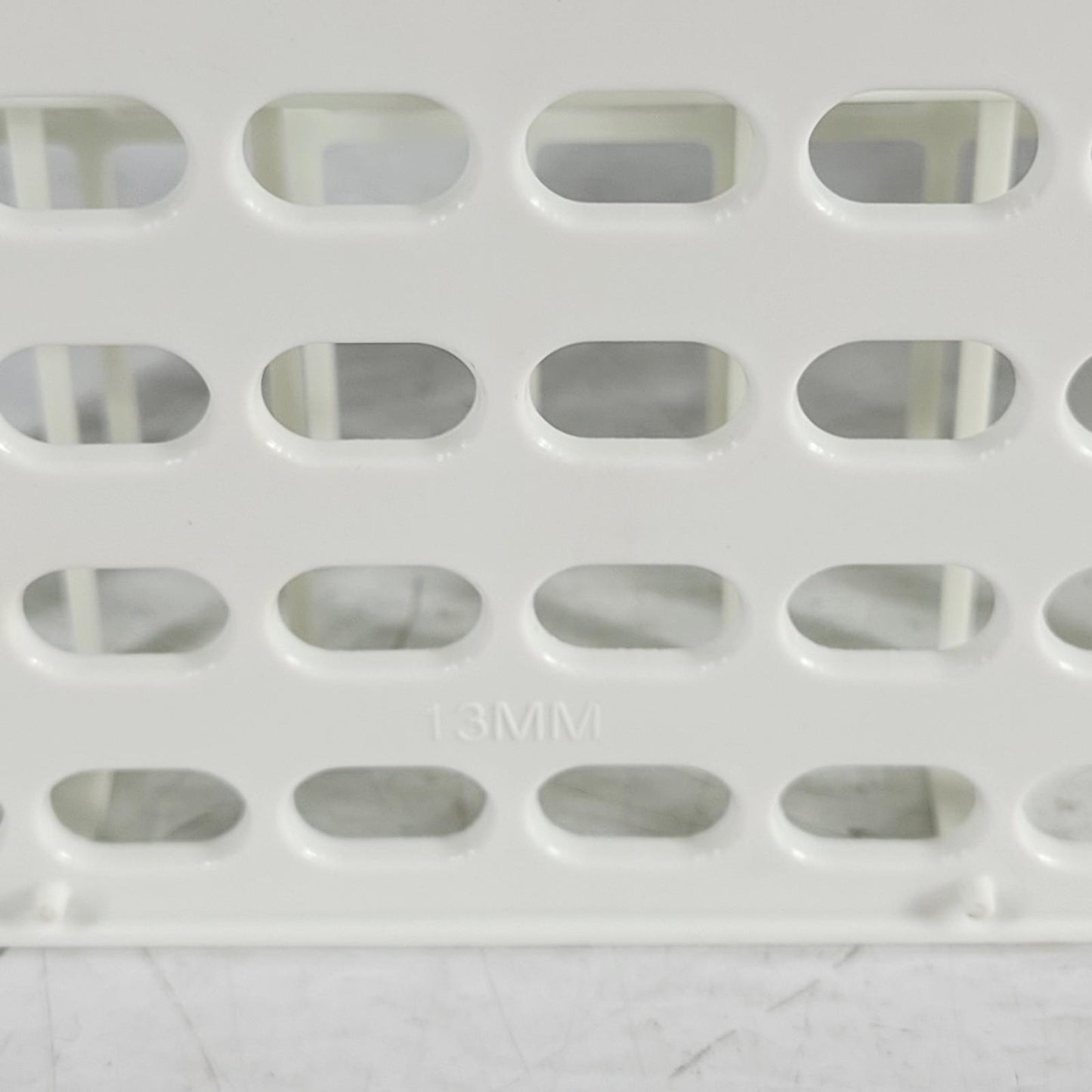 Lot of 3 VWR 89215-722 Test Tube Rack 36-Place Well White Nylon 13 MM