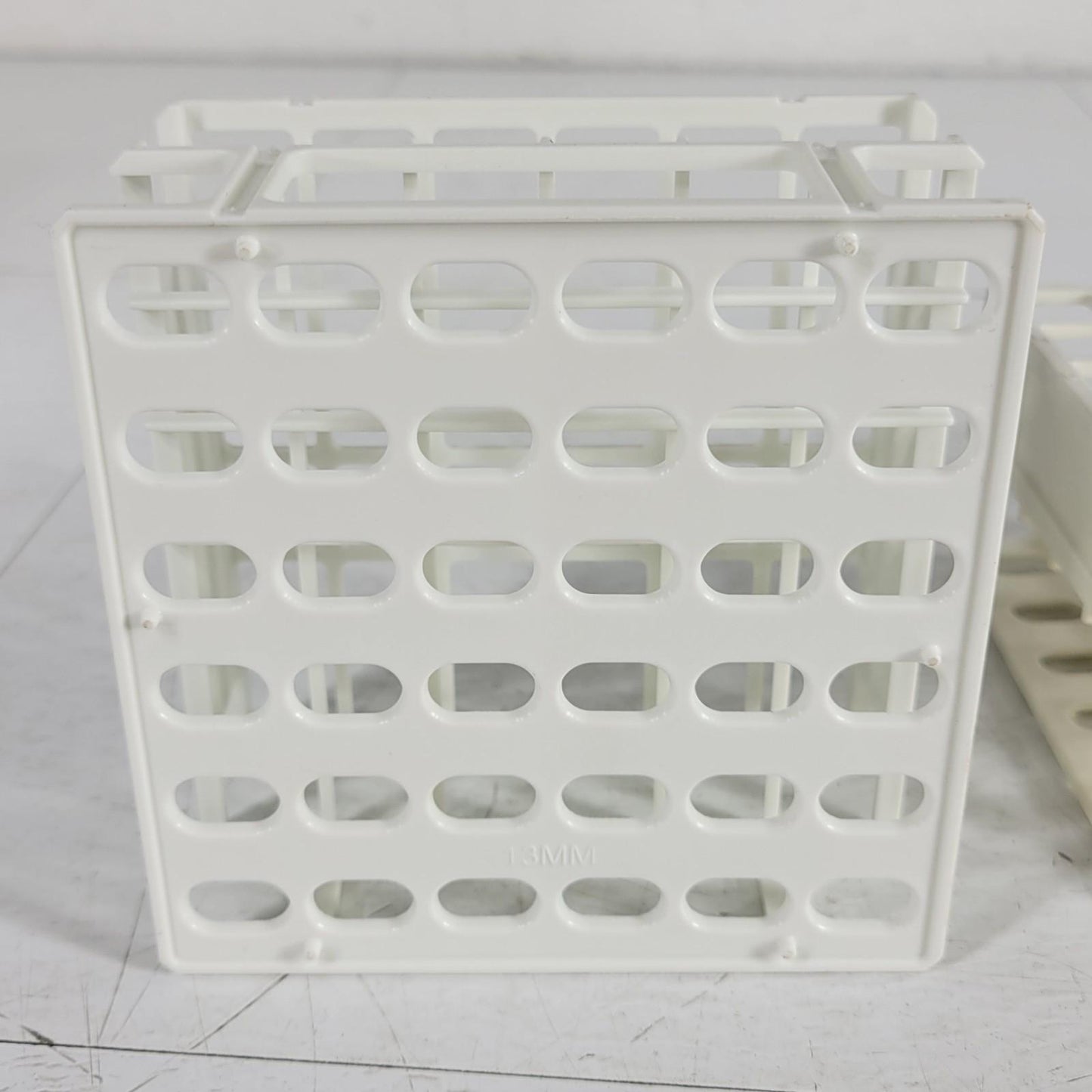 Lot of 3 VWR 89215-722 Test Tube Rack 36-Place Well White Nylon 13 MM