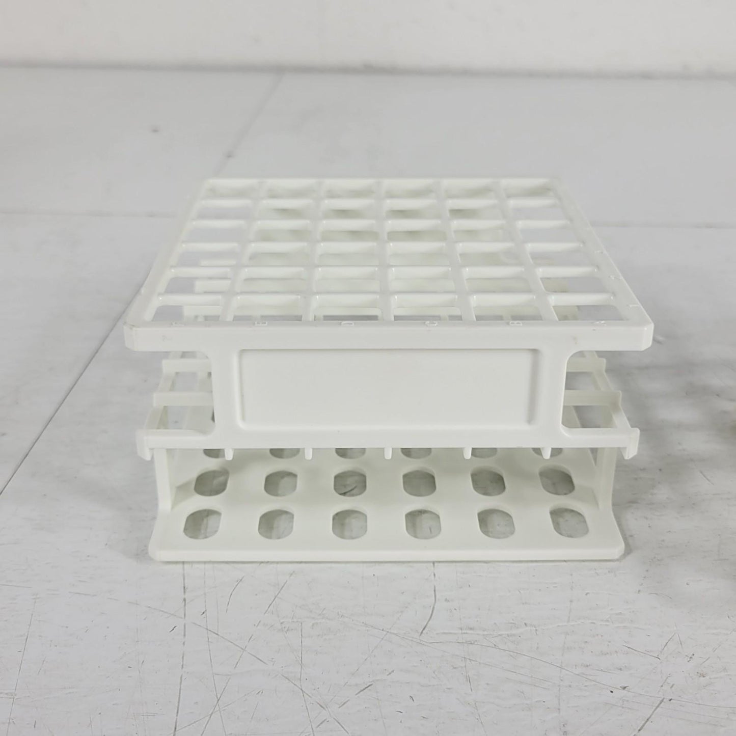 Lot of 3 VWR 89215-722 Test Tube Rack 36-Place Well White Nylon 13 MM