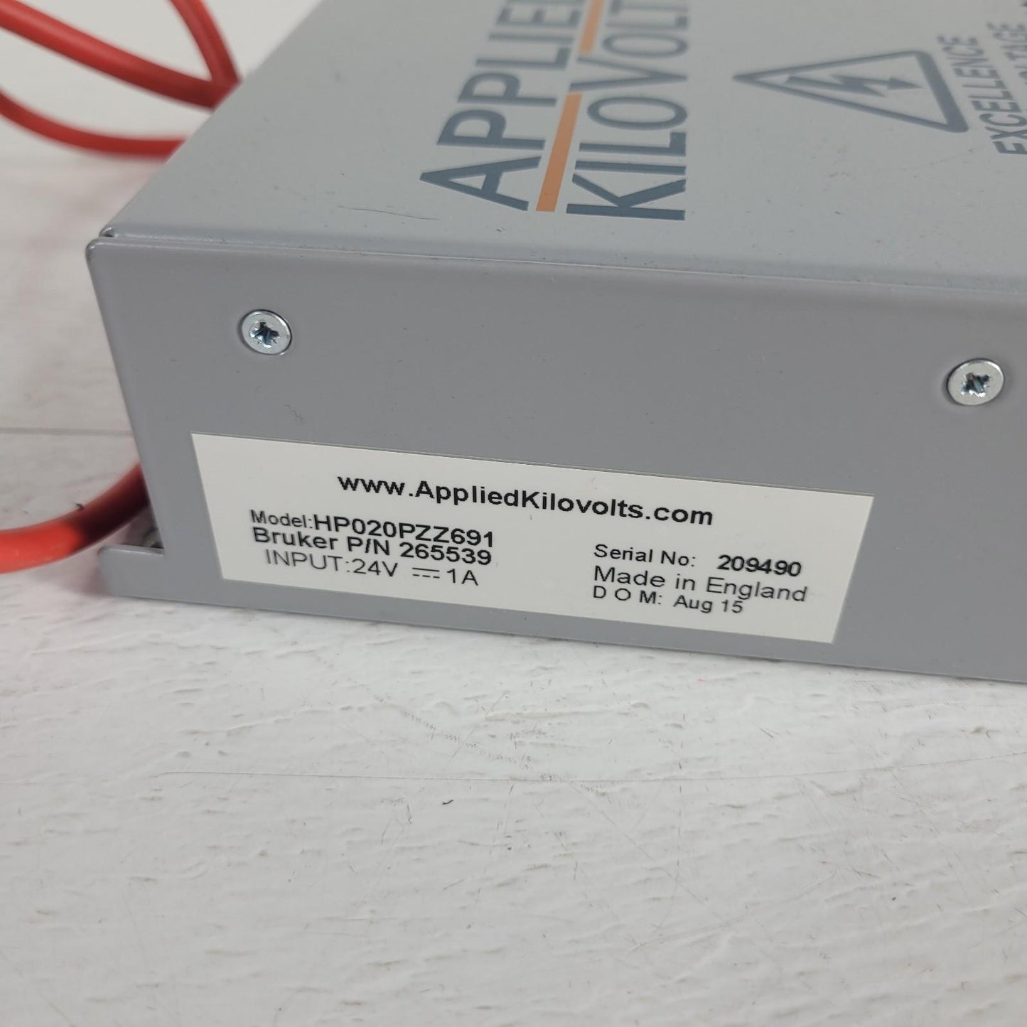 Applied Kilovolts 20kV Positive HP020PZZ691 High Voltage Power Supply HVPS