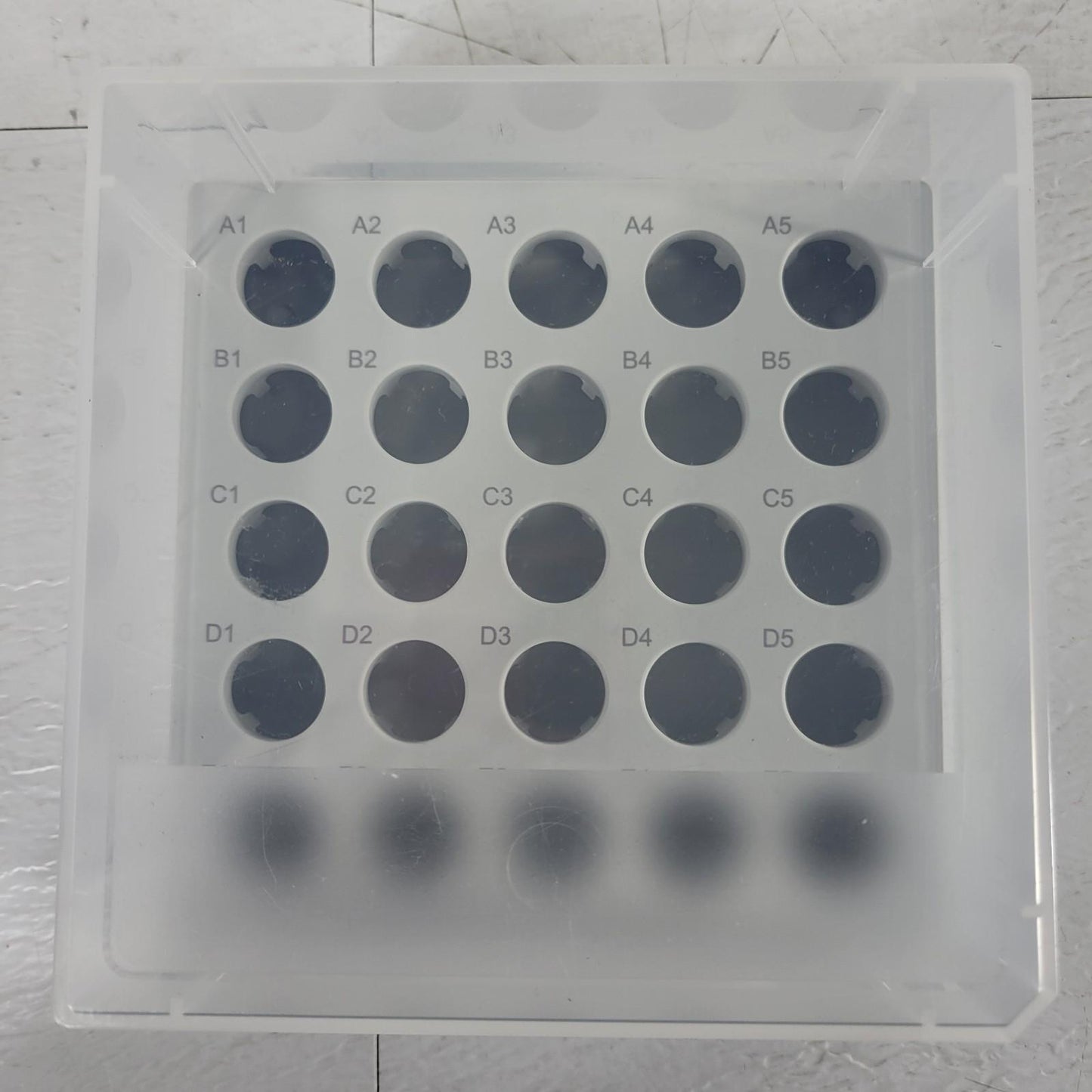 Lot Of 6 Eppendorf 0030140532 5x5 Storage Freezer Box -86°C 25 5 mL Tube Plastic