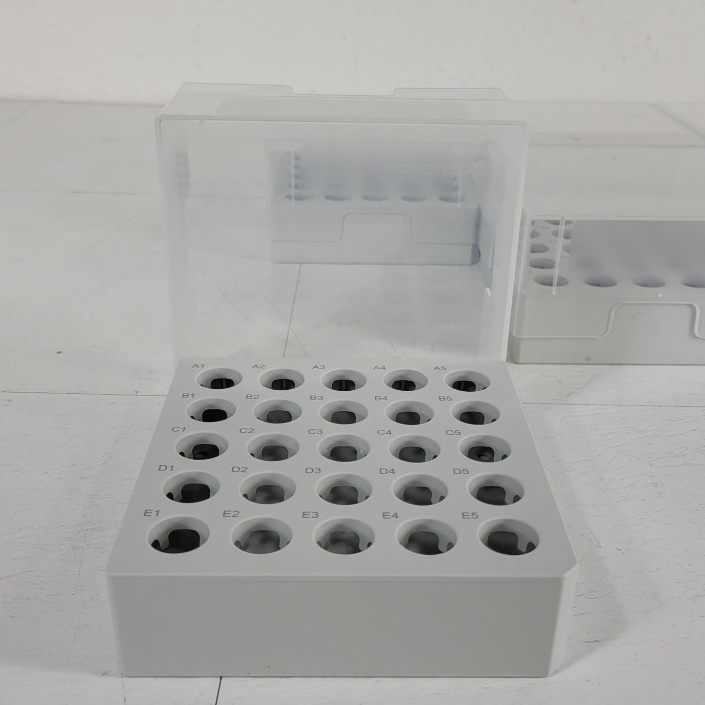 Lot Of 6 Eppendorf 0030140532 5x5 Storage Freezer Box -86°C 25 5 mL Tube Plastic