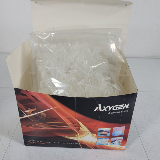 Axygen MCT-200-C-S 2.0mL Microtubes Clear Homo-polymer Boil-Proof 5 Bags Of 50