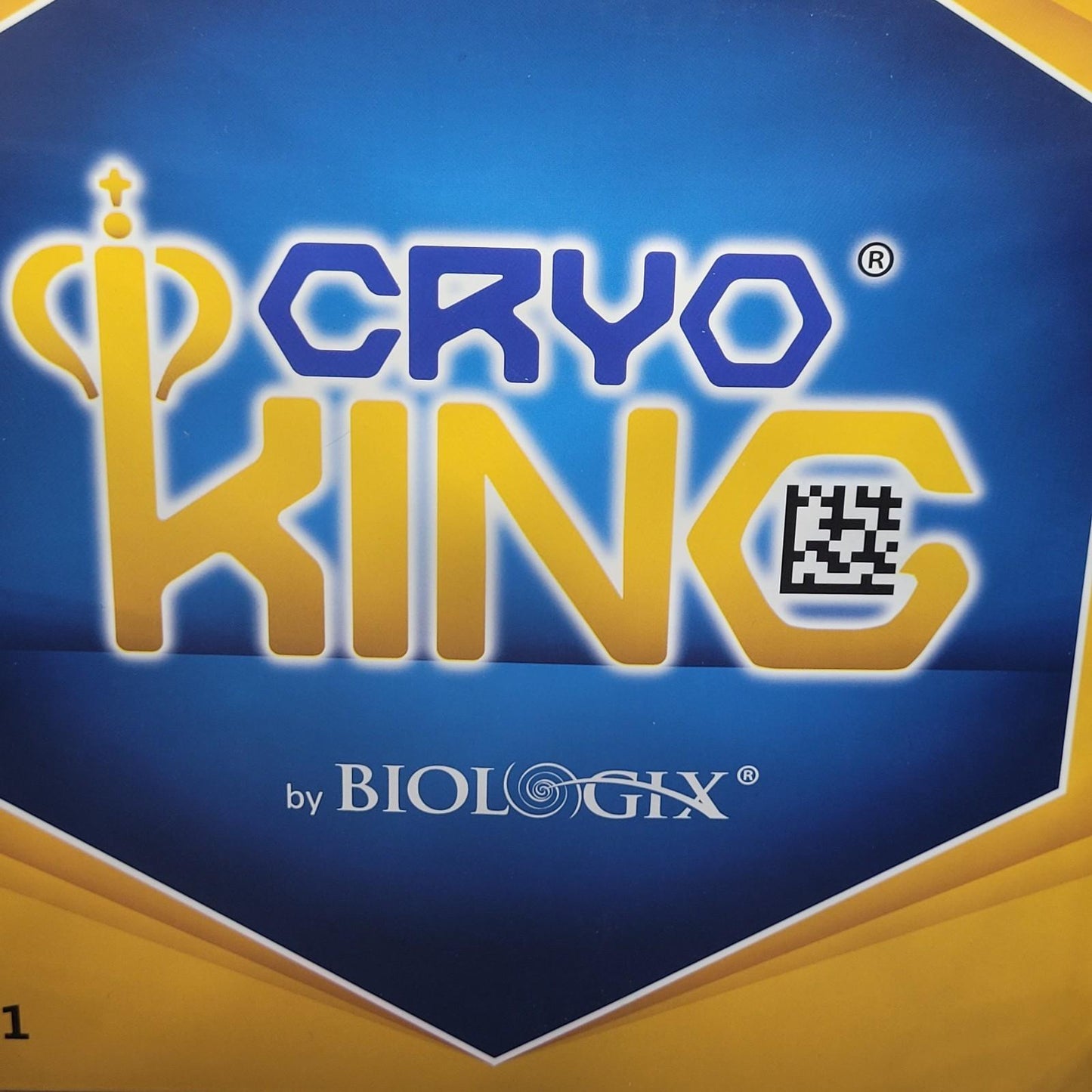 Biologix 98-0213 CryoKING Cryogenic Storage Box Polycarbonate 2 Inch 10x10 Blue