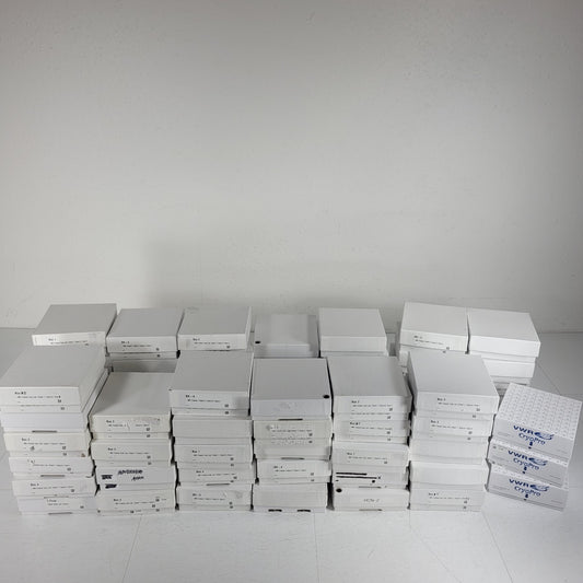 Lot Of 60 VWR 82007-158 Freezer Boxes Variety 10x10 Cardboard Drain Slots