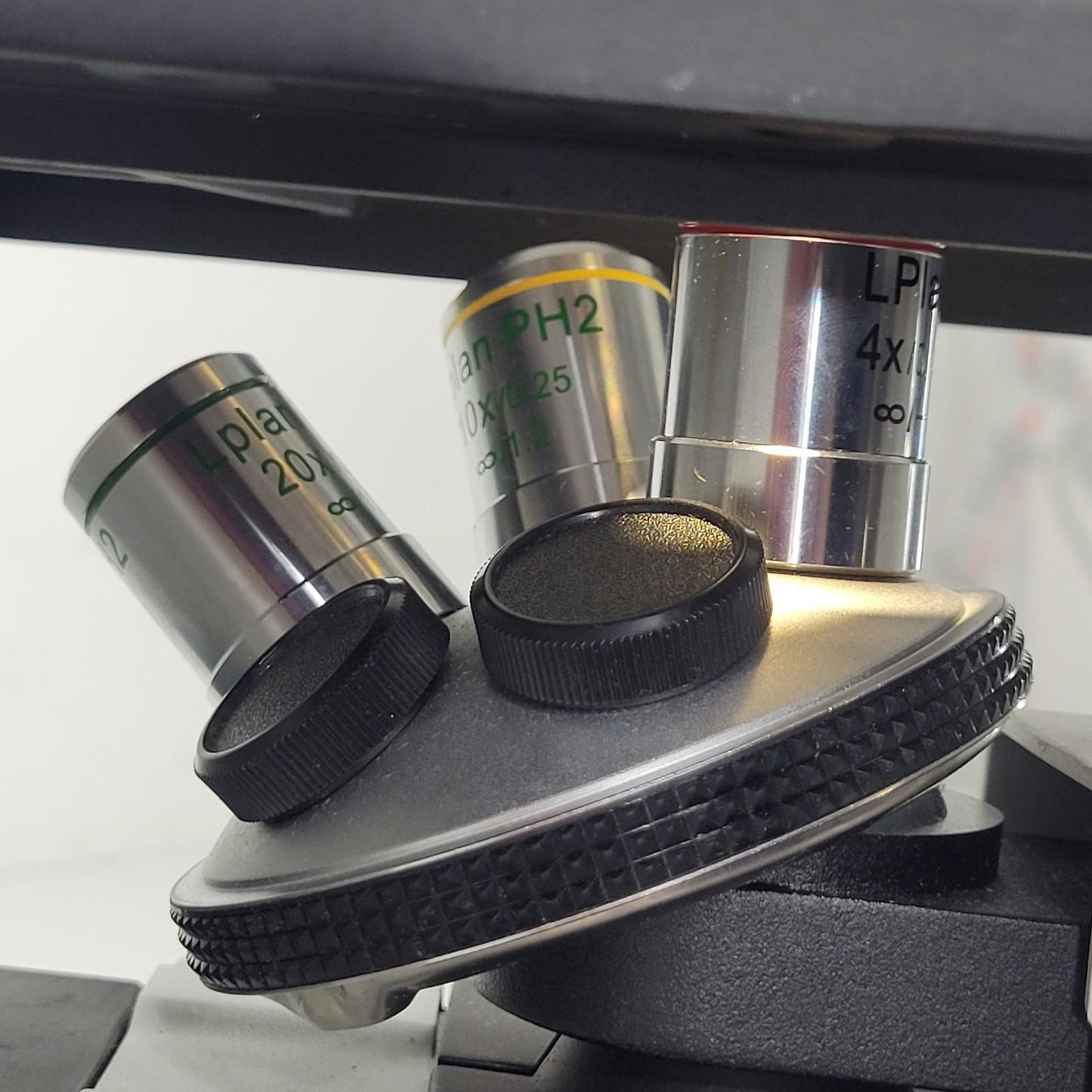Laxco LMI3-PH4 Inverted Phase Contrast Microscope 3 Objectives PL10X/22 LMI-3000