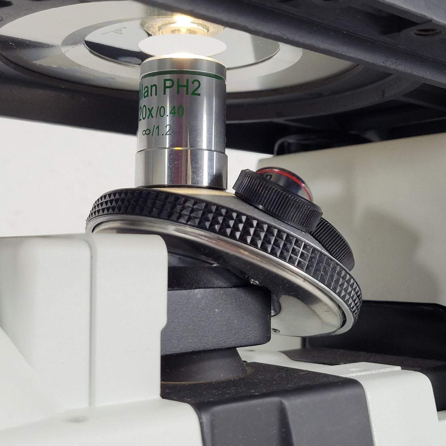 Laxco LMI3-PH4 Inverted Phase Contrast Microscope 3 Objectives PL10X/22 LMI-3000
