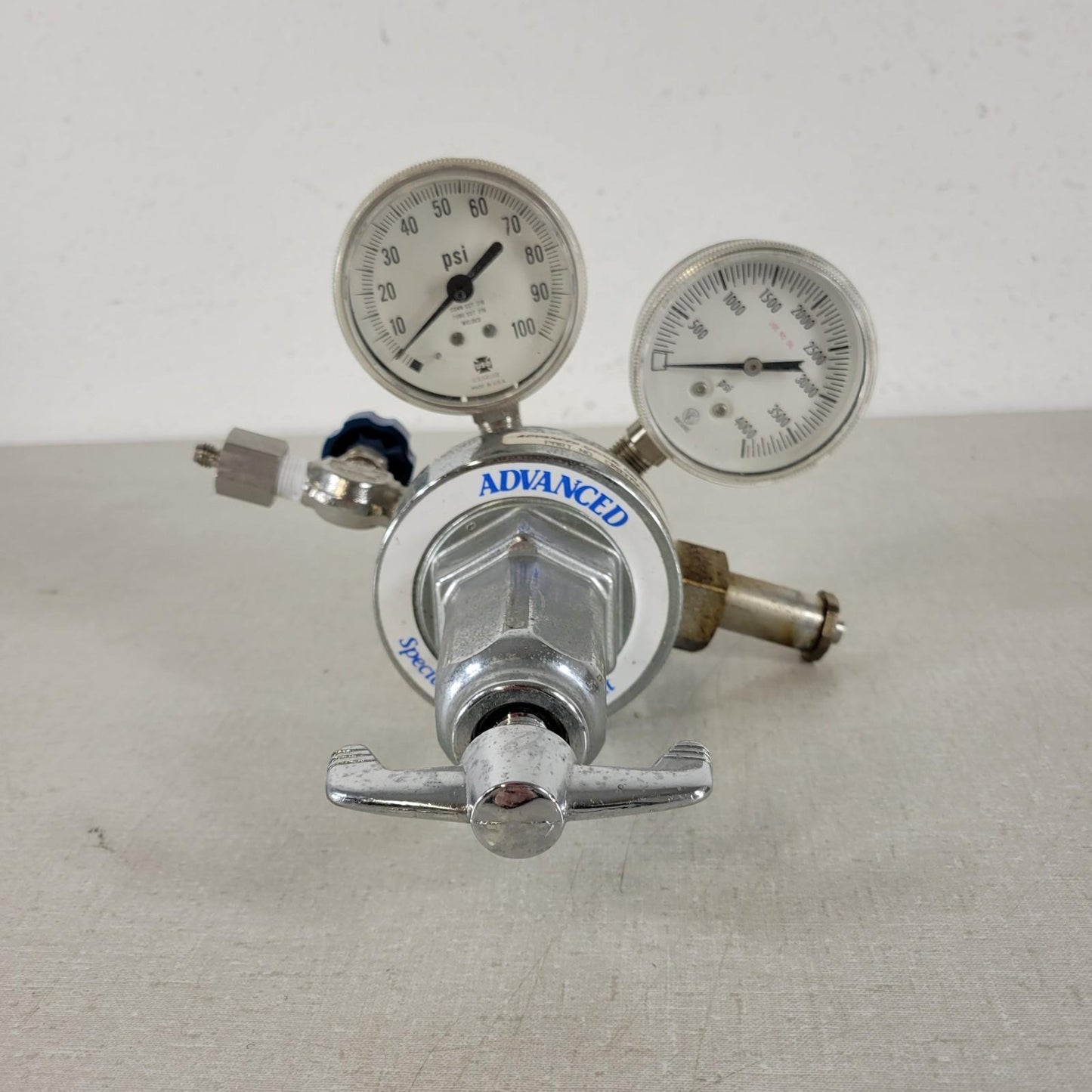 Advanced Specialty Gas Equipment CRB375660 ASGE Regulator 0-100 & 100-4000 PSI