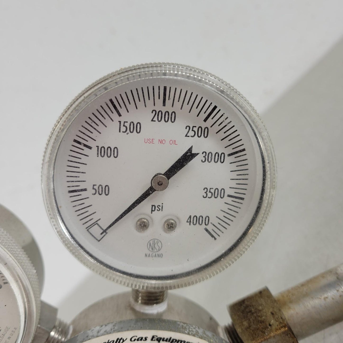 Advanced Specialty Gas Equipment CRB375660 ASGE Regulator 0-100 & 100-4000 PSI
