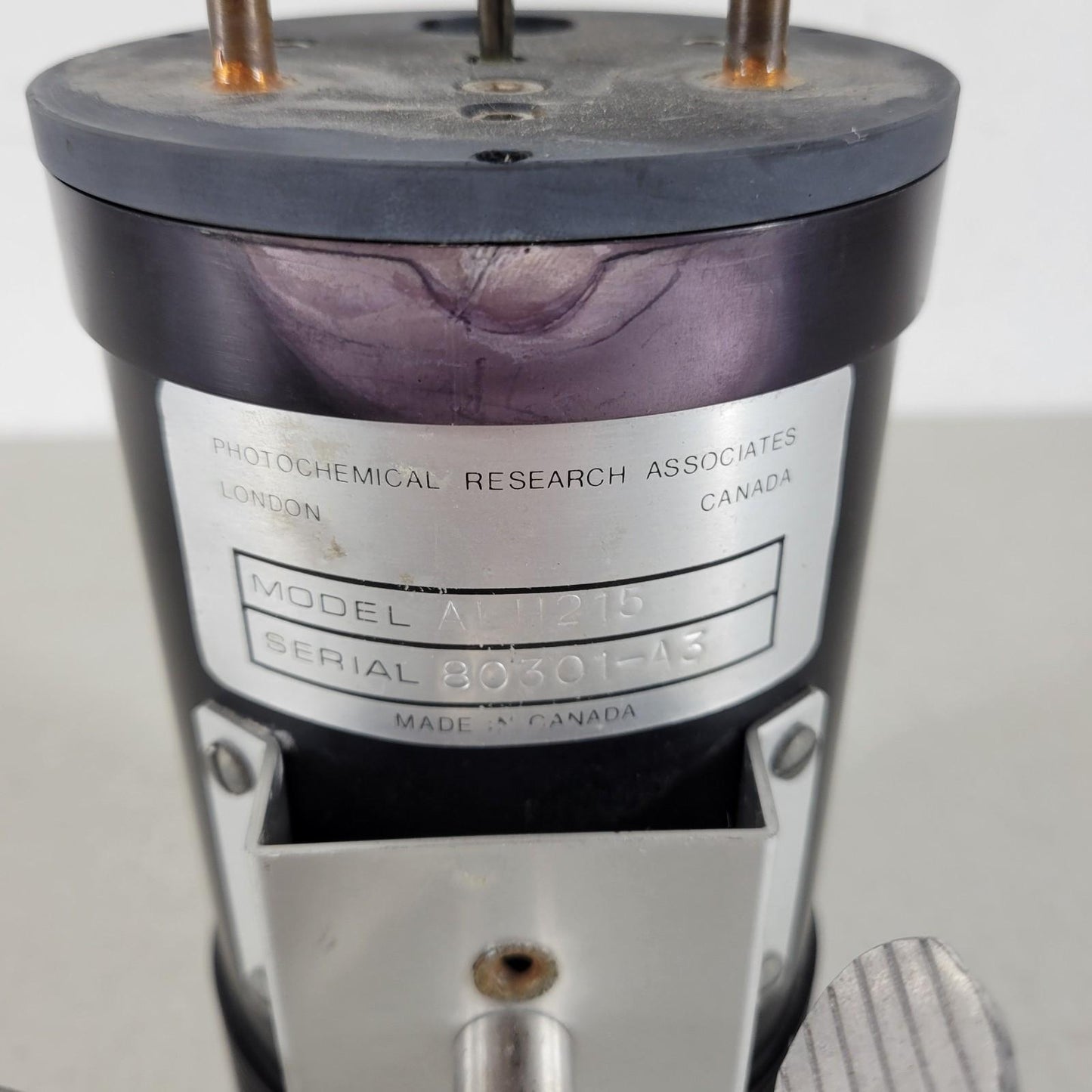 Photochemical Research Associates PRA ALH215 Arc Lamp Light Source Housing