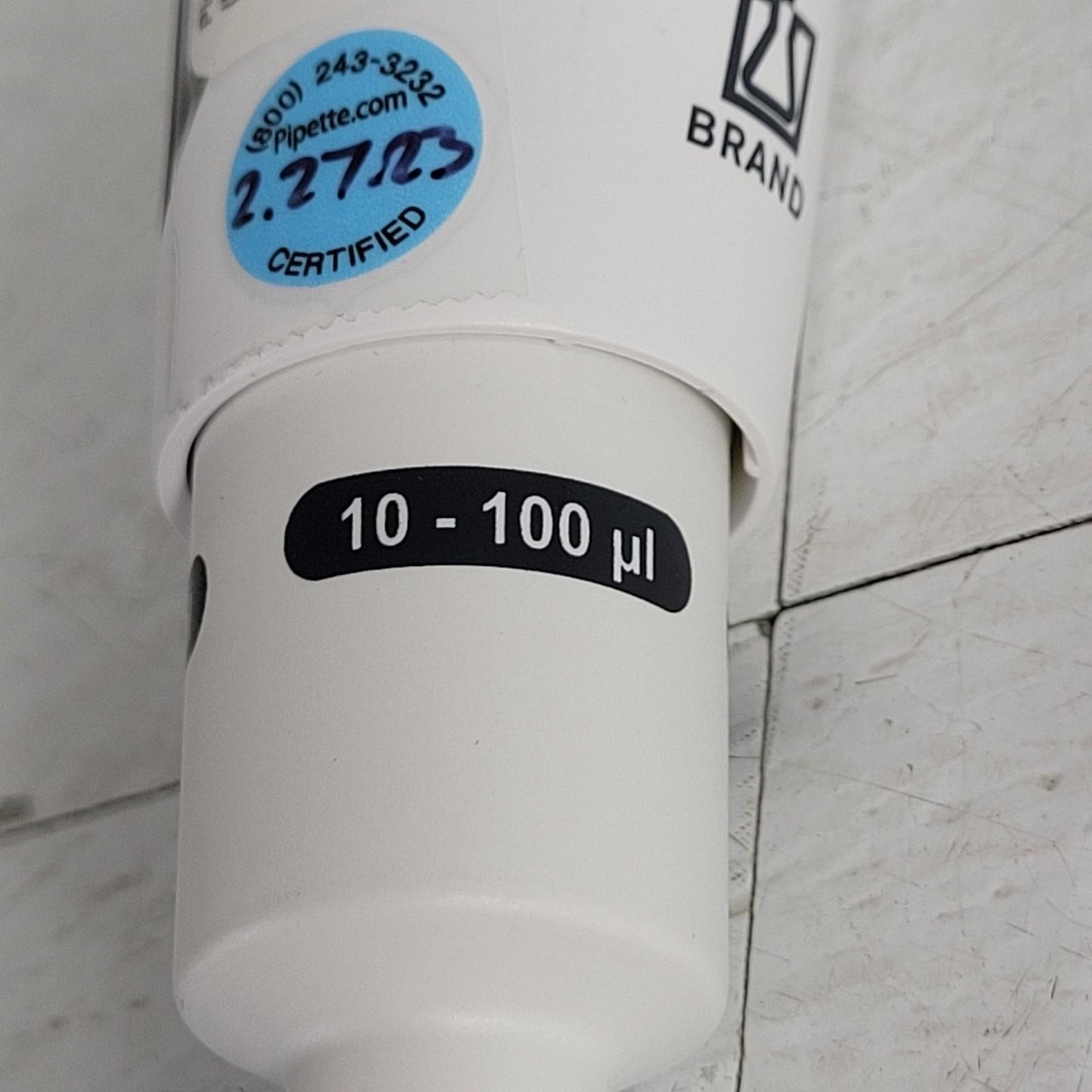 Brandtech 705874 Transferpette S Adjustable Volume Pipette 10-100µL DE-M