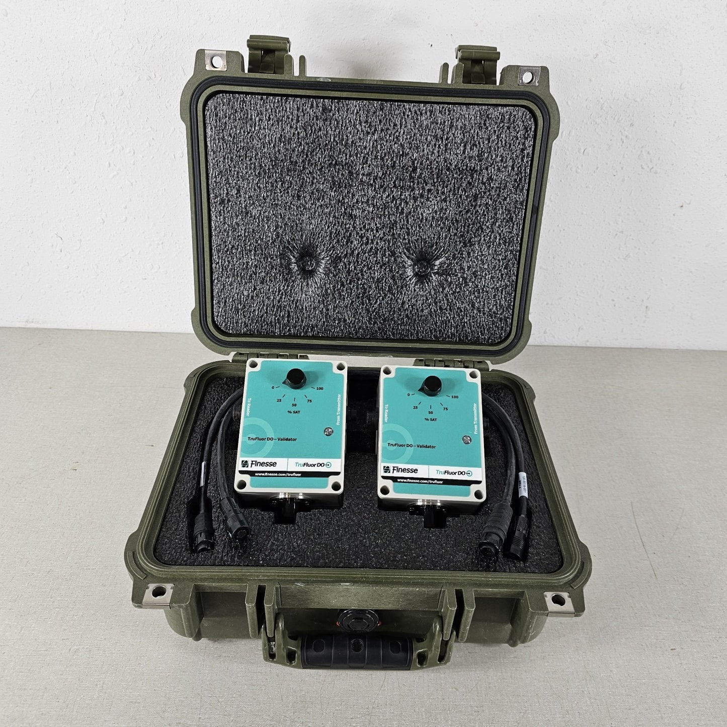 Finesse TruFluor DO Validator w/Cables Carry Case DOD-VLD Dissolved Oxygen SU
