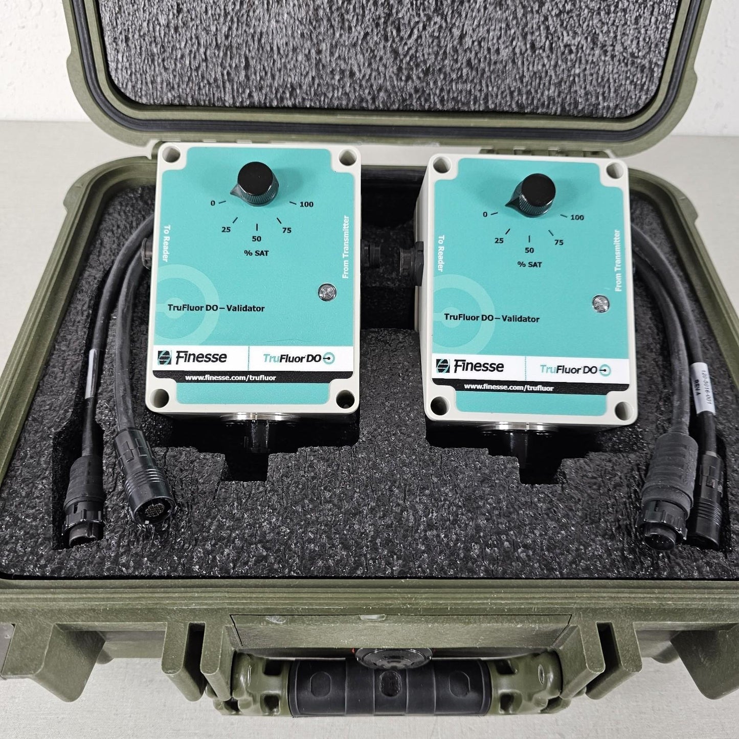 Finesse TruFluor DO Validator w/Cables Carry Case DOD-VLD Dissolved Oxygen SU