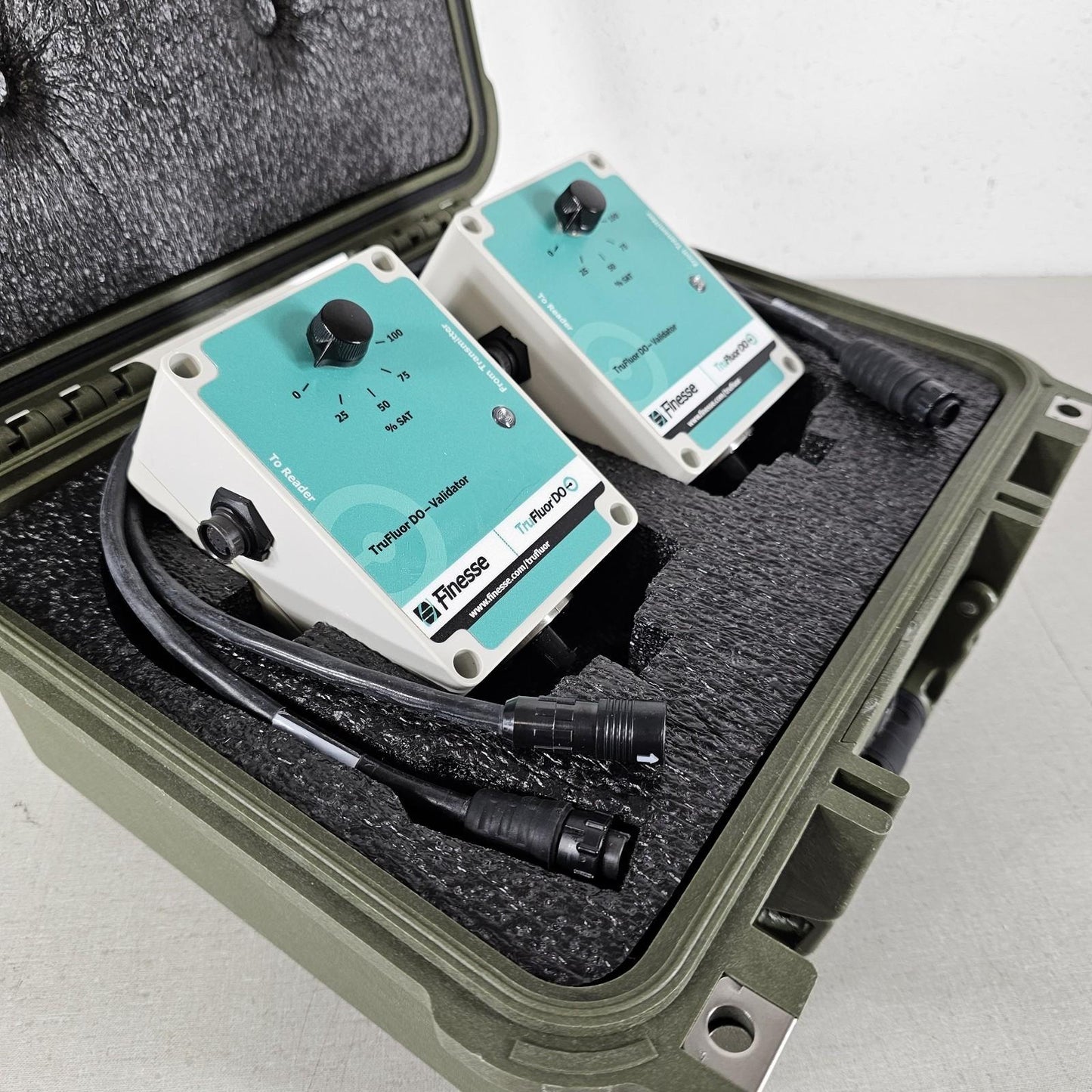 Finesse TruFluor DO Validator w/Cables Carry Case DOD-VLD Dissolved Oxygen SU