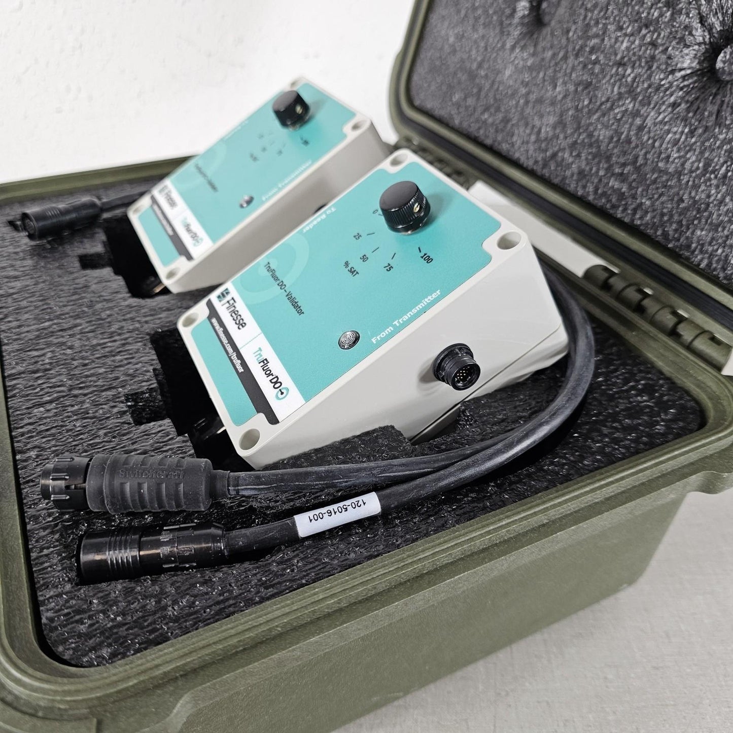 Finesse TruFluor DO Validator w/Cables Carry Case DOD-VLD Dissolved Oxygen SU