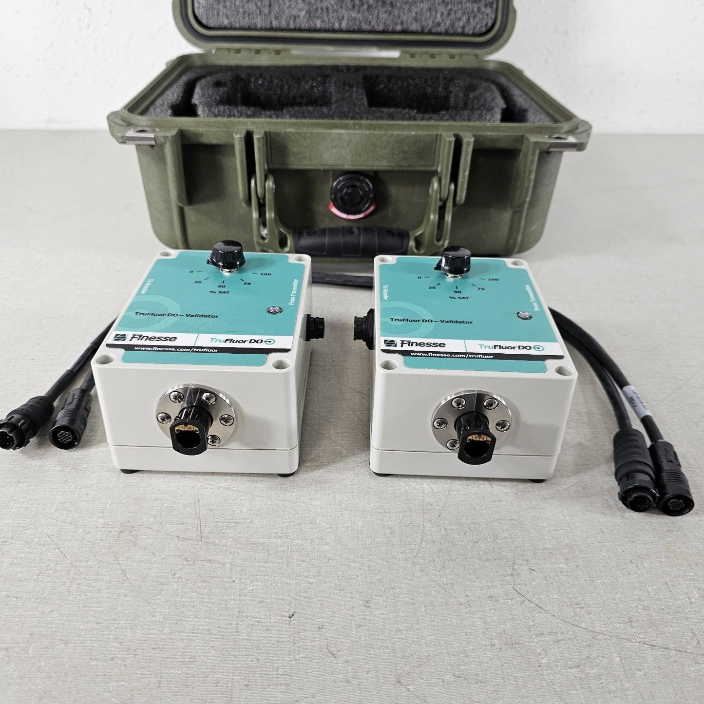 Finesse TruFluor DO Validator w/Cables Carry Case DOD-VLD Dissolved Oxygen SU