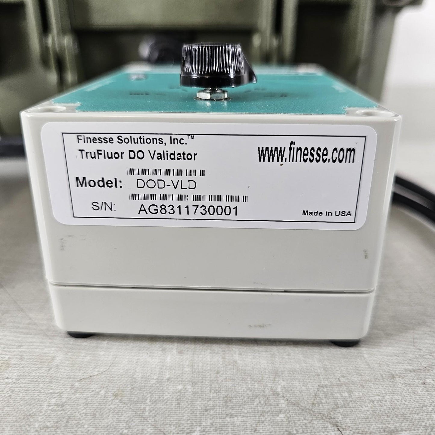 Finesse TruFluor DO Validator w/Cables Carry Case DOD-VLD Dissolved Oxygen SU