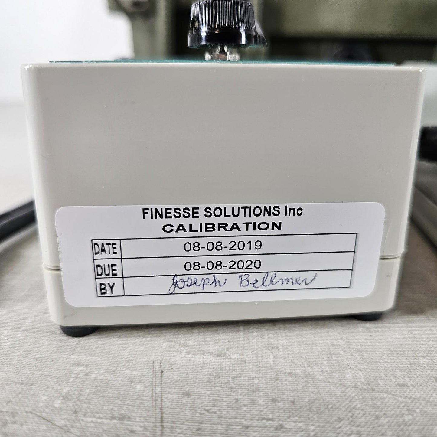 Finesse TruFluor DO Validator w/Cables Carry Case DOD-VLD Dissolved Oxygen SU