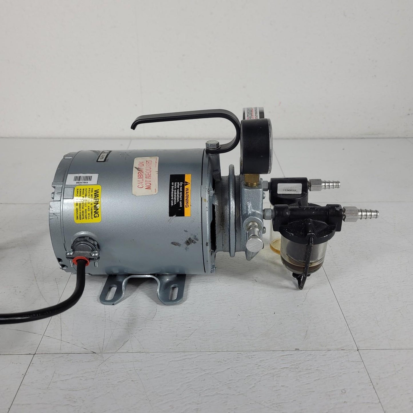 TESTED PULLS STRONG Gast G8GCX Air Vacuum Compressor Pump 1/6HP Collection Cups