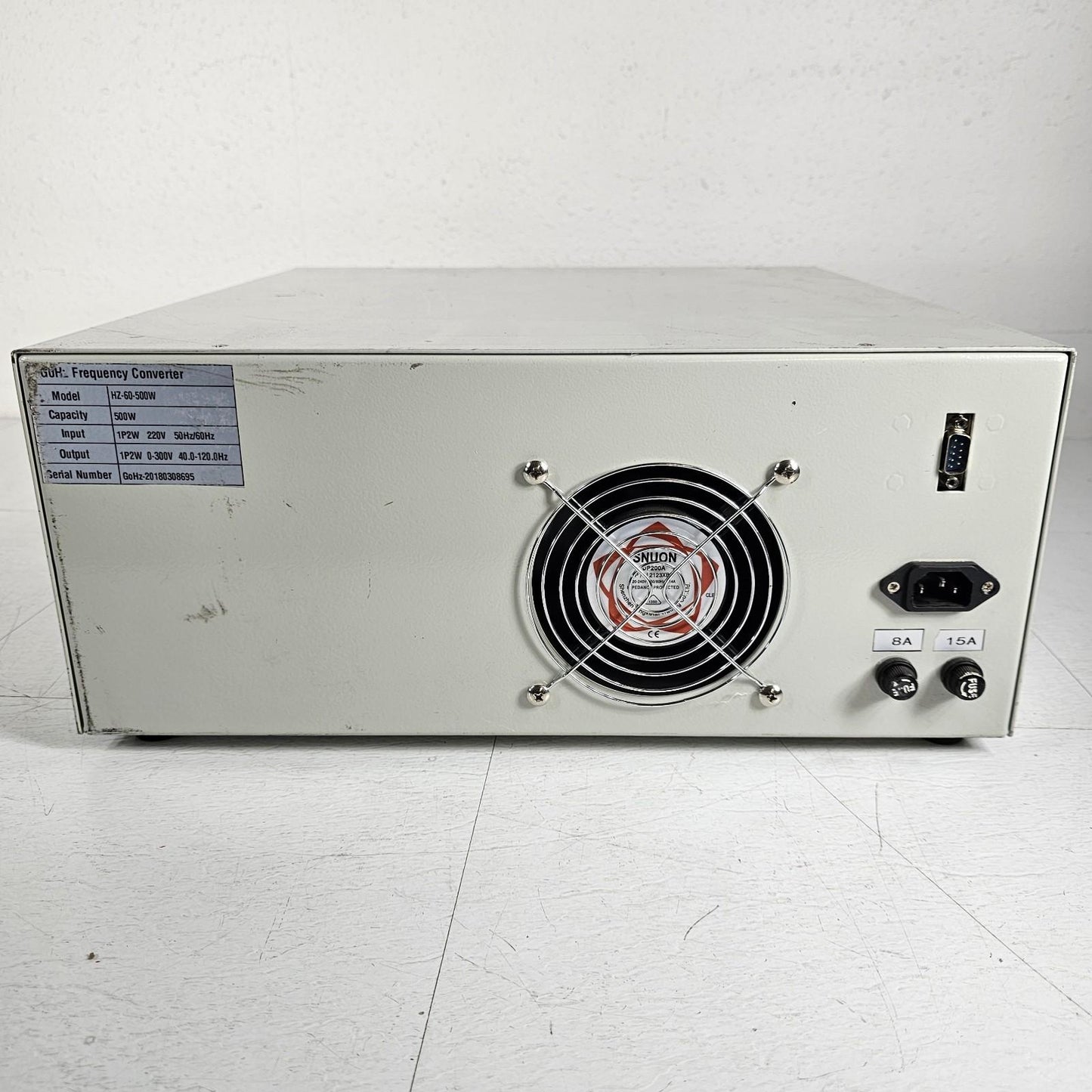 *Tested* GoHz AC POWER SOURCE HZ-60-500W 220V 1P2W Input 0-300V 0-400Hz Output