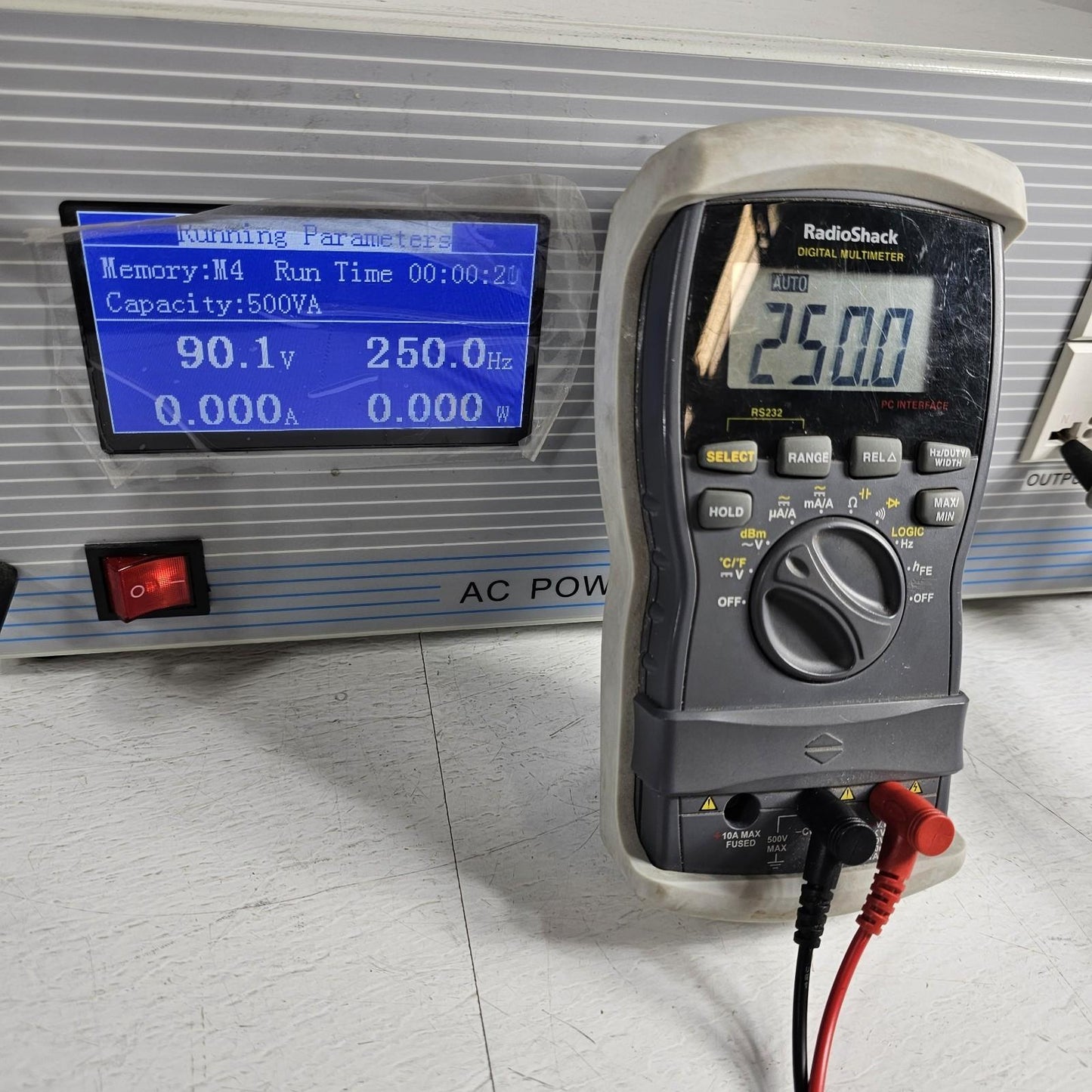 *Tested* GoHz AC POWER SOURCE HZ-60-500W 220V 1P2W Input 0-300V 0-400Hz Output