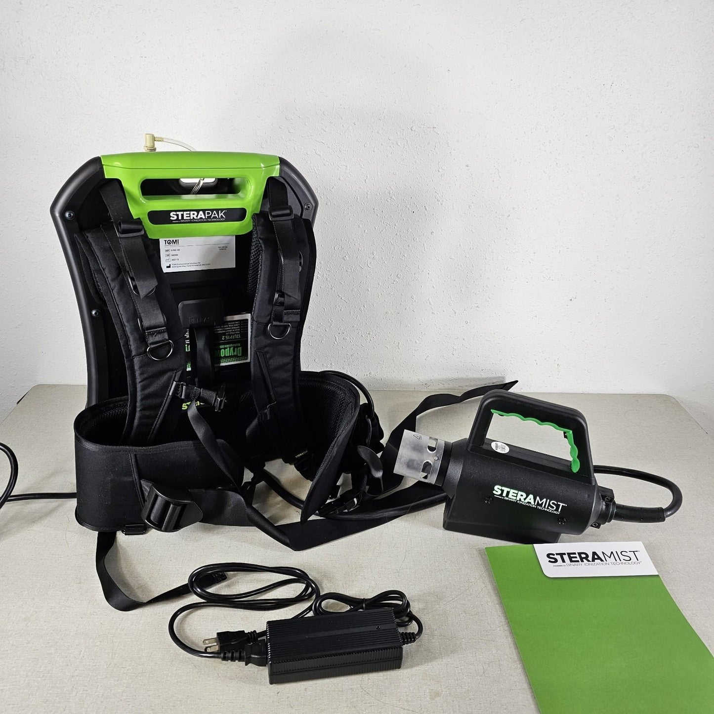 *TESTED* TOMI SteraMist SteraPak S-PAK-100 Mobile Disinfectant Sprayer Decontam