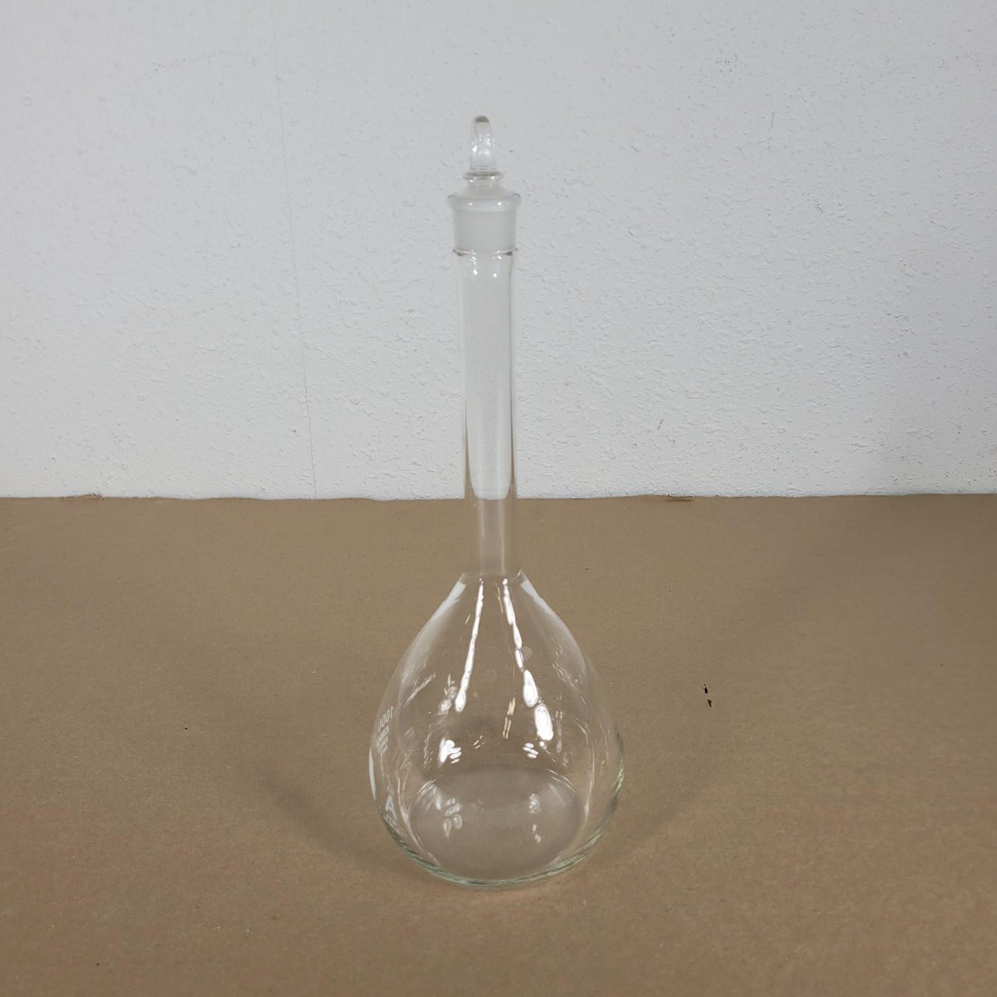 KIMAX KIMBLE 28014 1000mL Volumetric Flask Class A Borosilicate Glass w/ Stopper