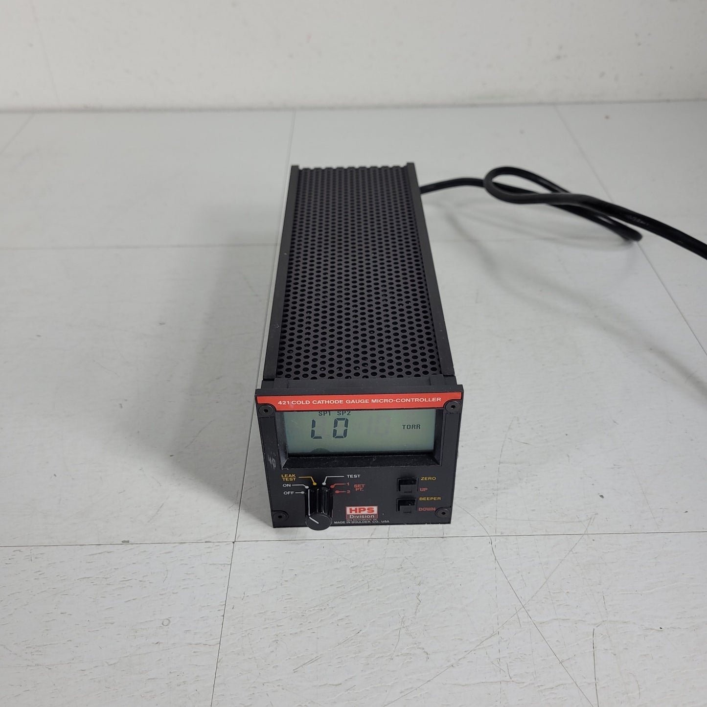 MKS HPS 421 Cold Cathode Ionization Gauge Micro Controller Vacuum Sensor UHV