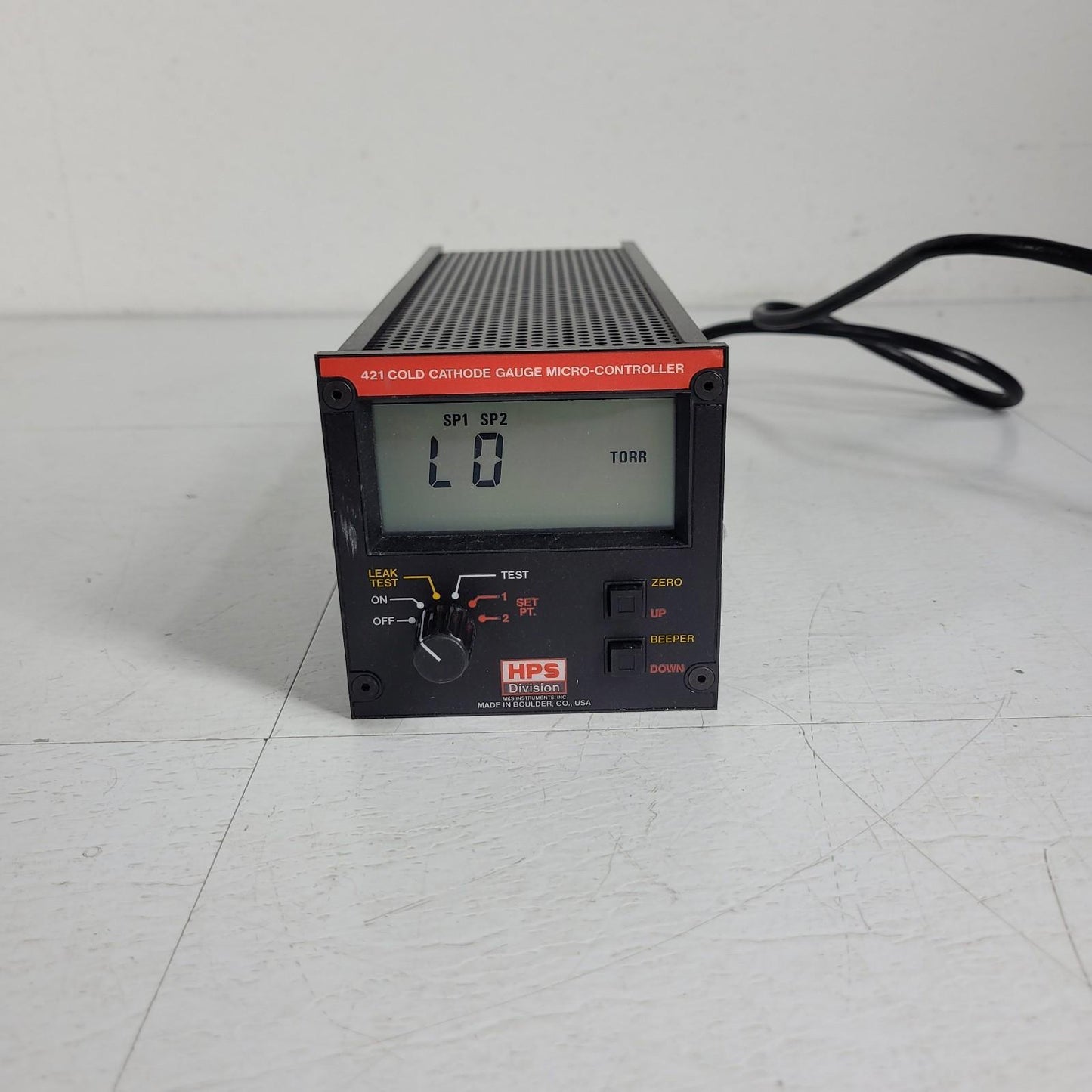 MKS HPS 421 Cold Cathode Ionization Gauge Micro Controller Vacuum Sensor UHV