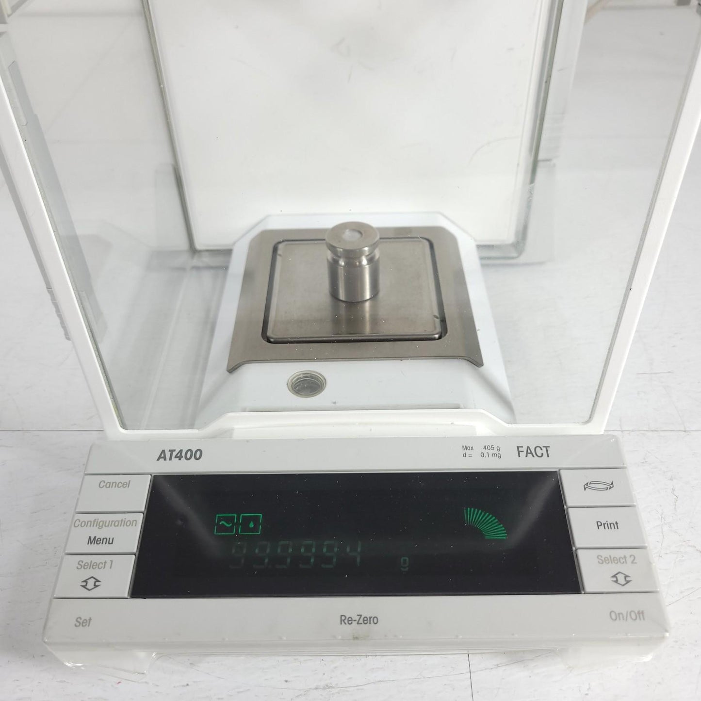 Mettler Toledo AT400 Electronic Analytical Balance 405g d=0.1mg w/ AutoCal