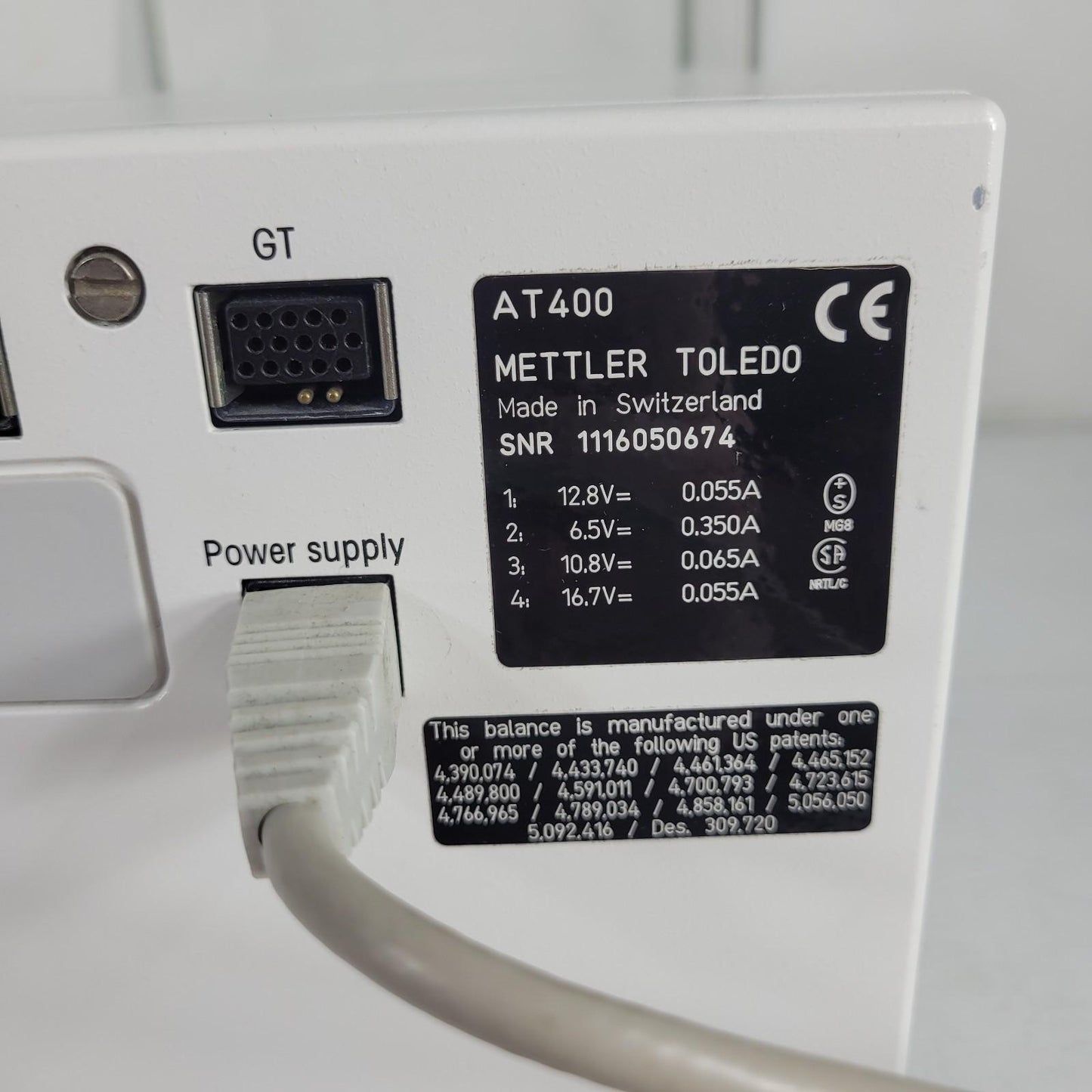 Mettler Toledo AT400 Electronic Analytical Balance 405g d=0.1mg w/ AutoCal