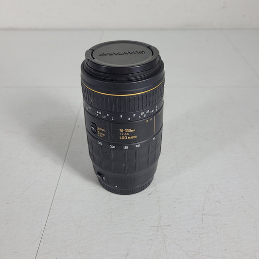 Quantaray LDO Macro Telephoto Zoom Lens 70-300 mm 1/4–5.6 for Canon AF