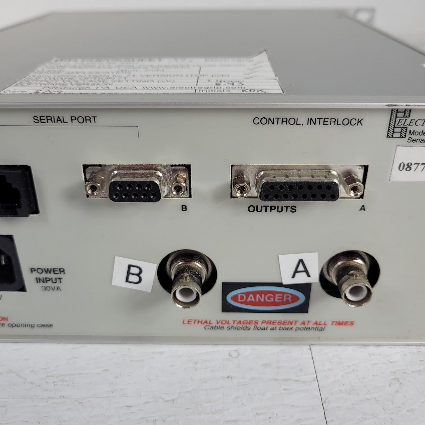 Electrogrip DR4 Driver Electrostatic Chuck Power Supply w/ Wafer Sense Outputs