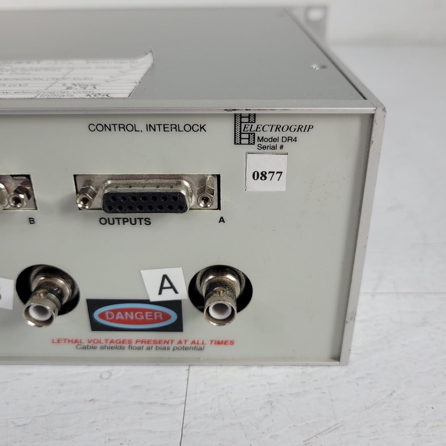Electrogrip DR4 Driver Electrostatic Chuck Power Supply w/ Wafer Sense Outputs