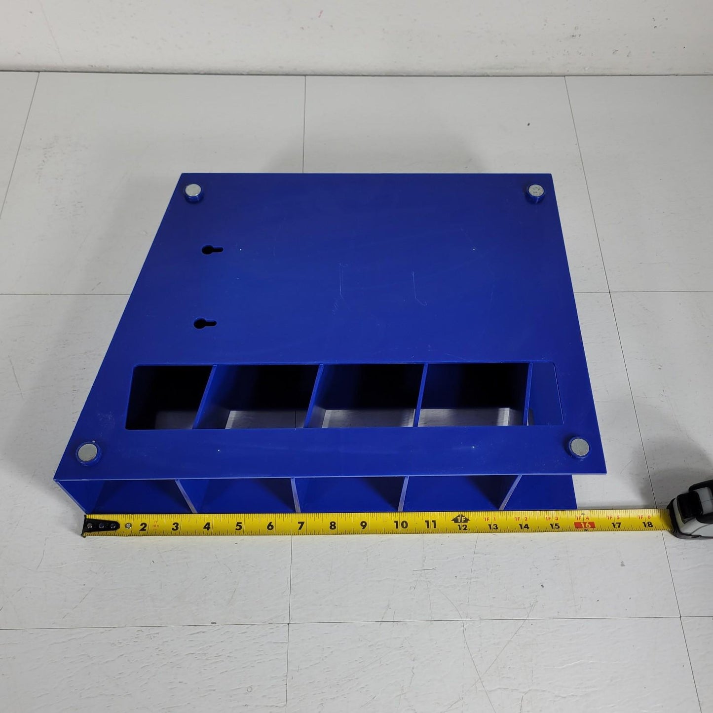 VEEGEE HS20612M Pippette Rack Blue ABS w/magnets for 450mm Pippettes