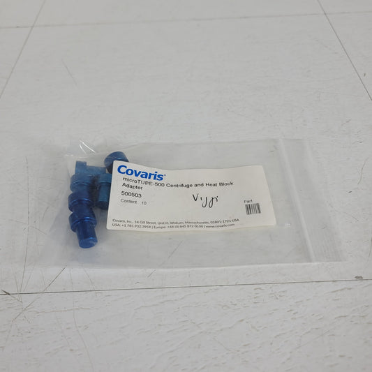 *Lot of 6* Covaris 500503 microTUBE-500 Centrifuge and Heat Block Adapter