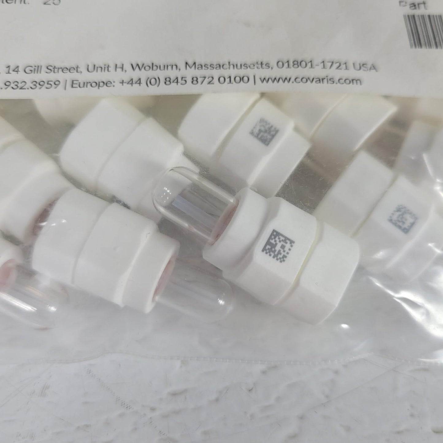 *Lot of 25* Covaris 520185 microTUBE-500 AFA Fiber Screw-Cap FFPE Extraction