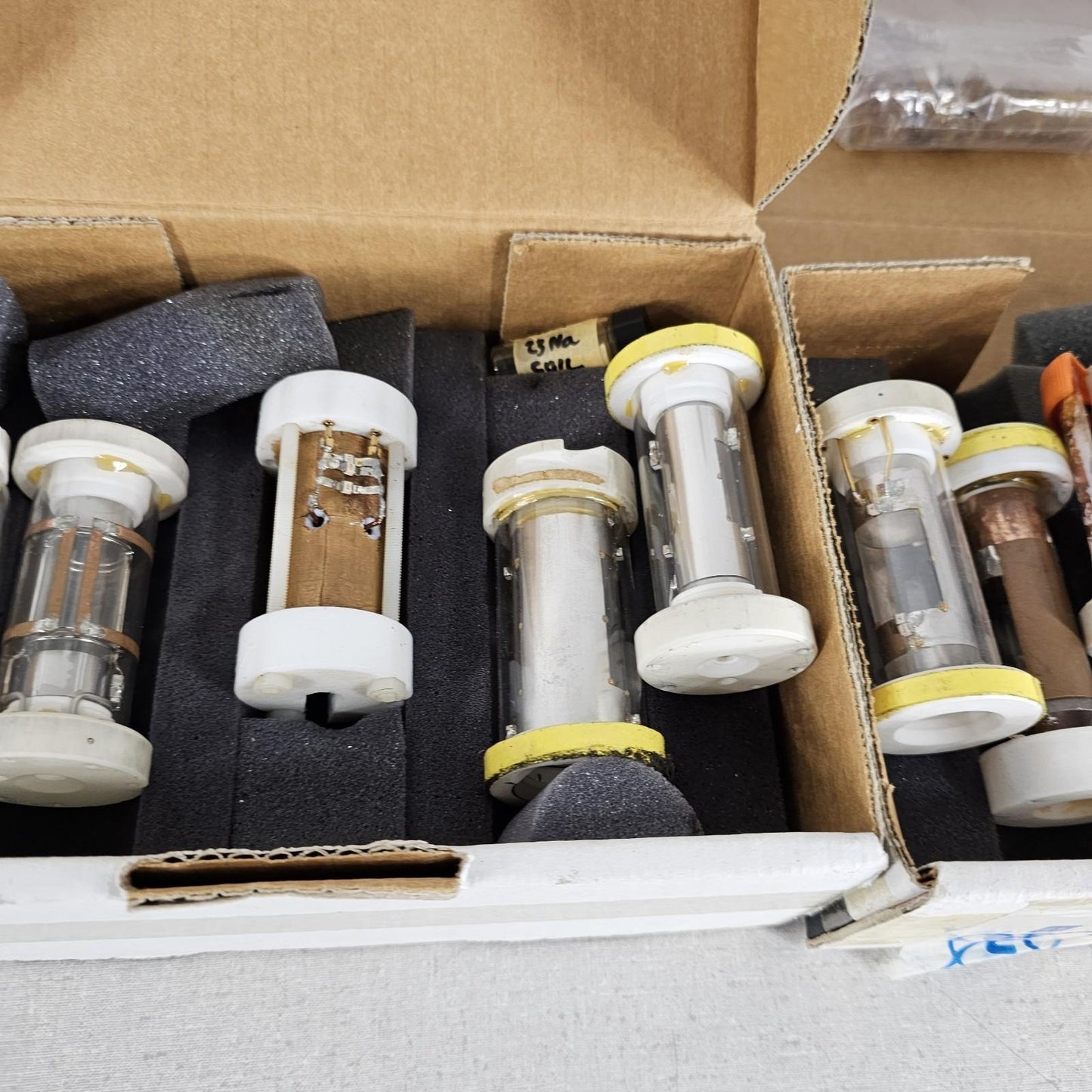 Bruker NMR Probe RF Coil & Sample Cell Lot Resonators Tuning Inserts Flow Tubes