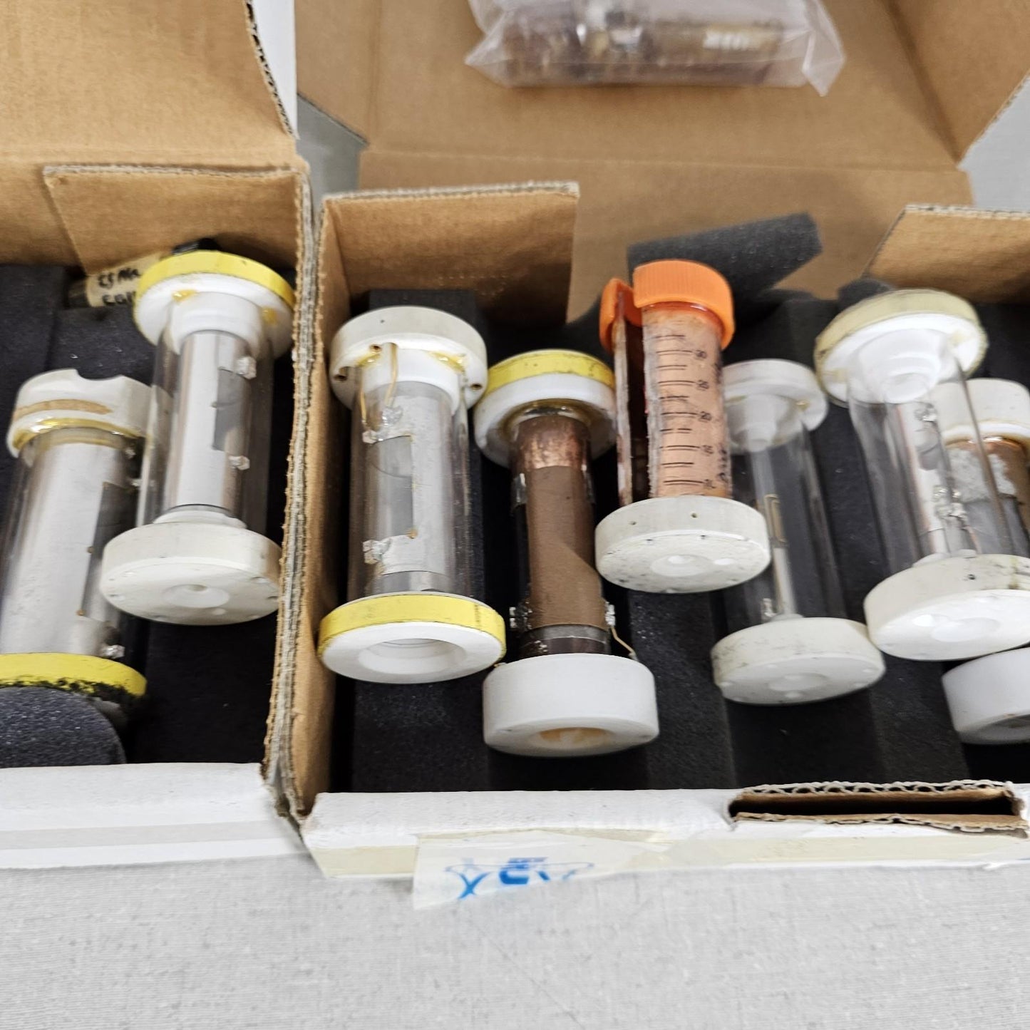 Bruker NMR Probe RF Coil & Sample Cell Lot Resonators Tuning Inserts Flow Tubes
