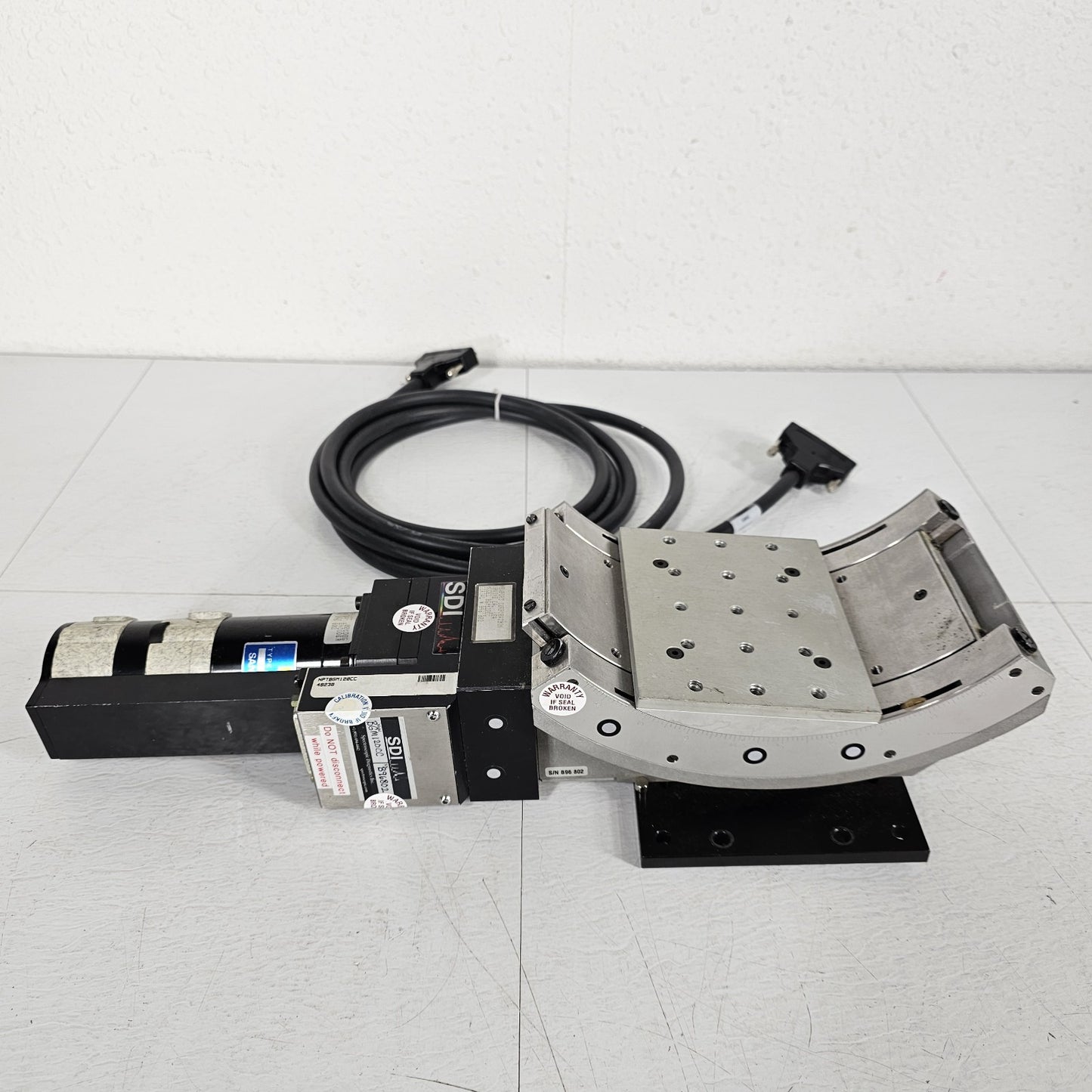 Nwport BGM120CC Motorized Goniometer ±45° Travel DC Motor Drive w/ Encoder