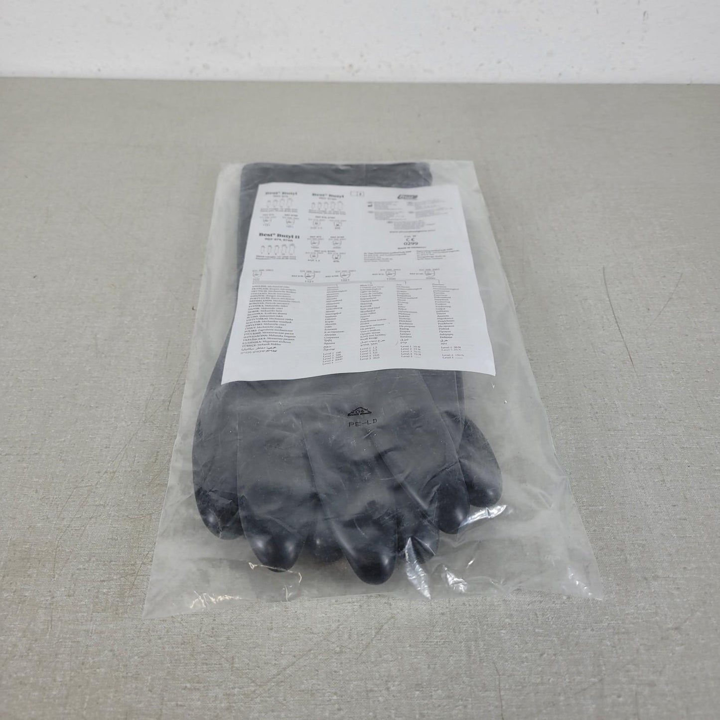 Pair Best Butyl 878-10 Chemical Thick Chemical and Acid Resistant Rubber Gloves