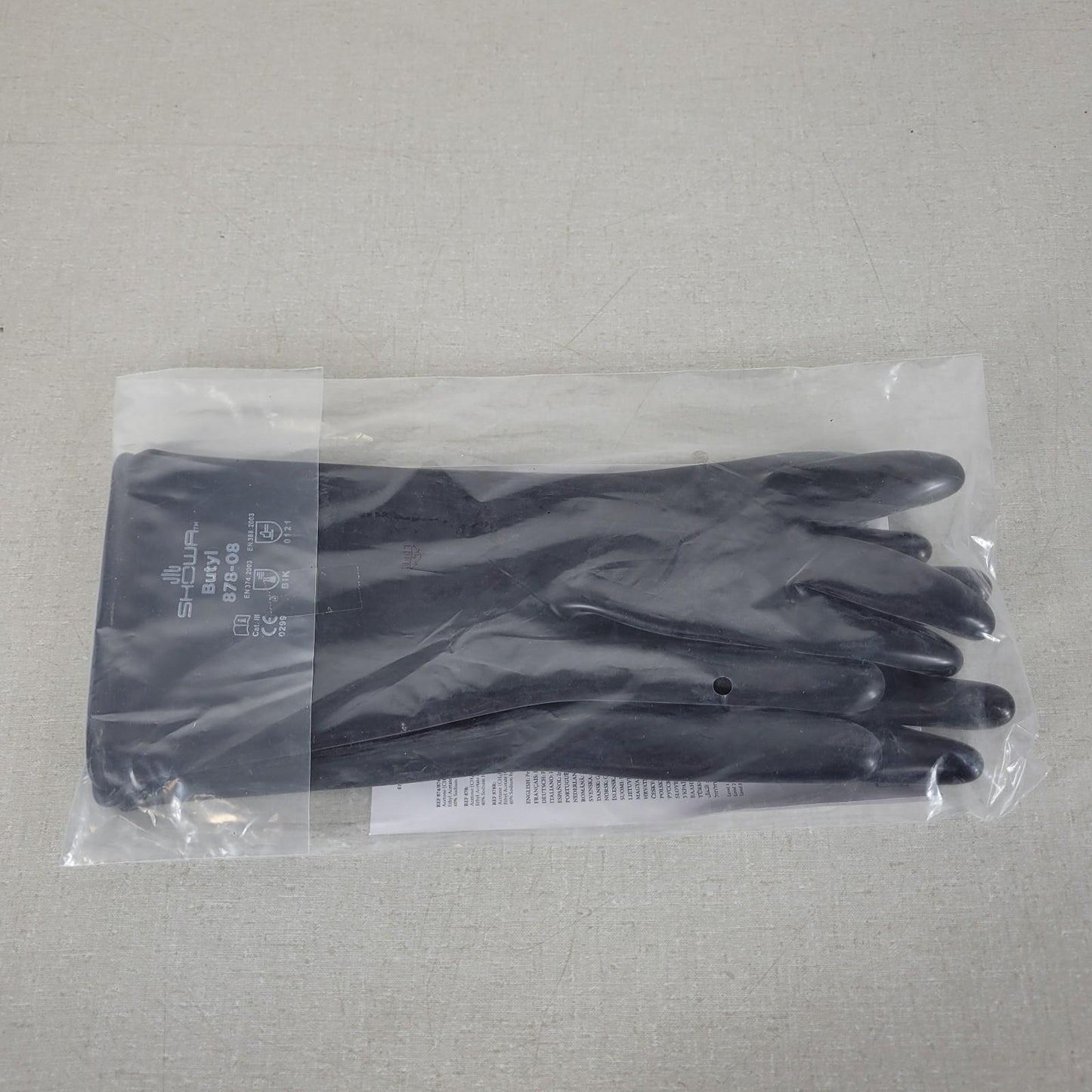 Pair Best Butyl 878-8 Chemical Thick Chemical and Acid Resistant Rubber Gloves