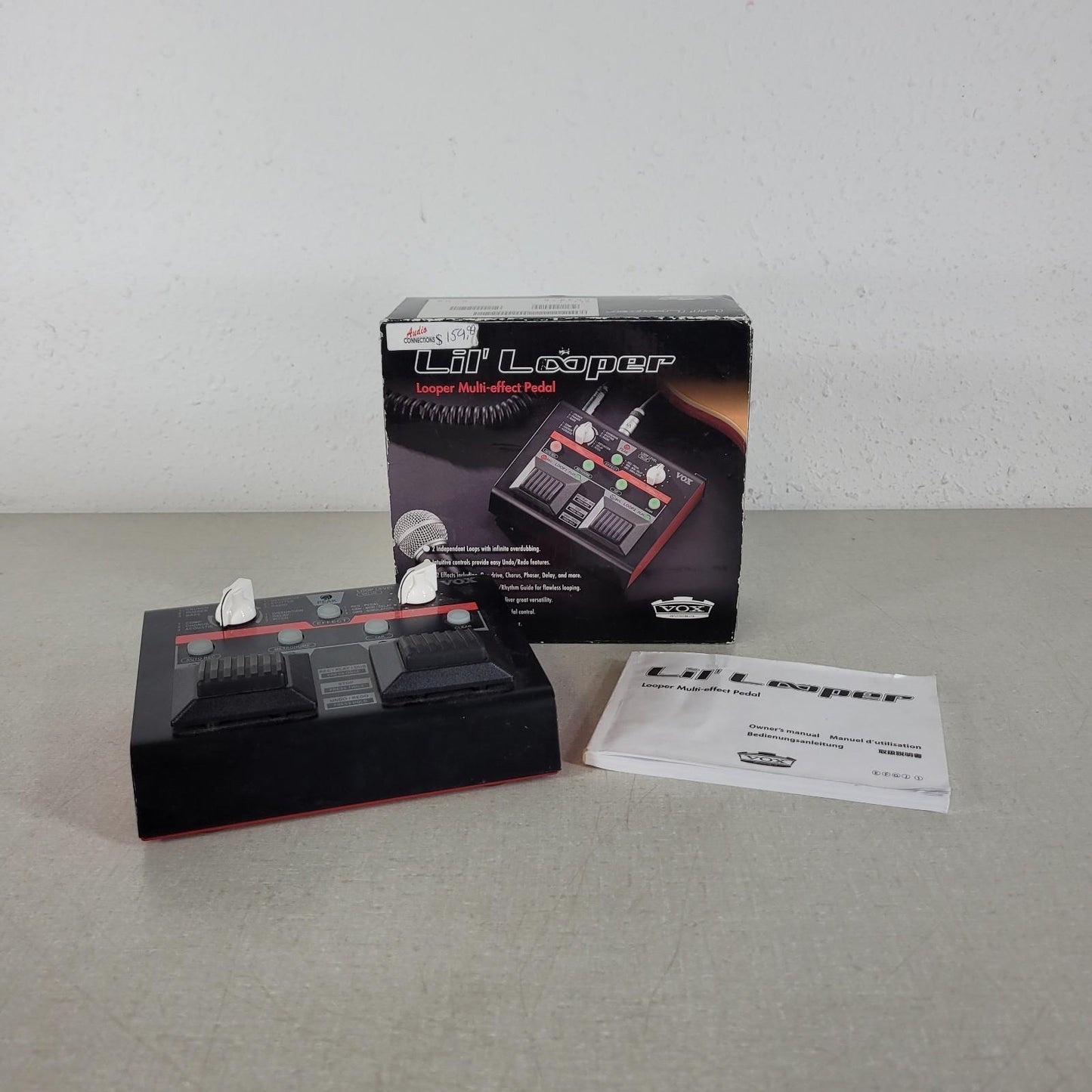 Vox Amplifications VLL-1 Lil' Looper Multi-effect Pedal Two Independent Loops