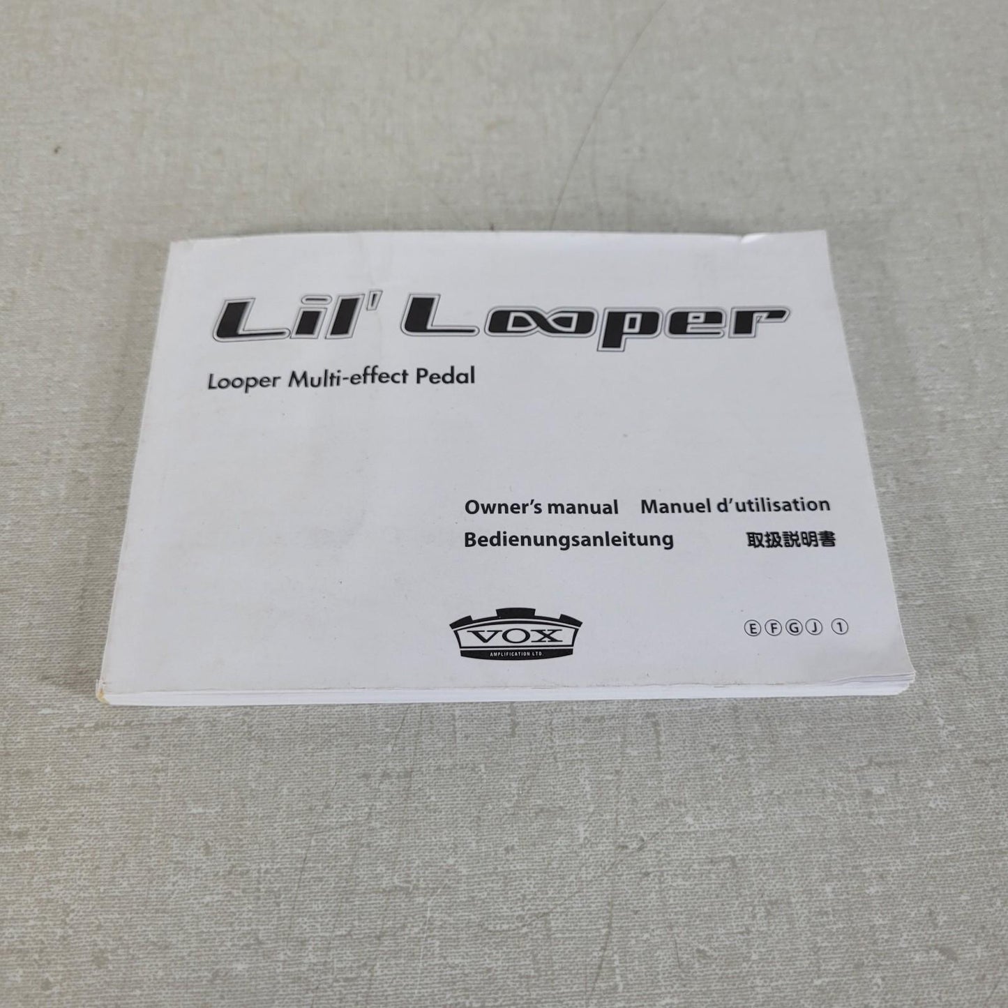 Vox Amplifications VLL-1 Lil' Looper Multi-effect Pedal Two Independent Loops