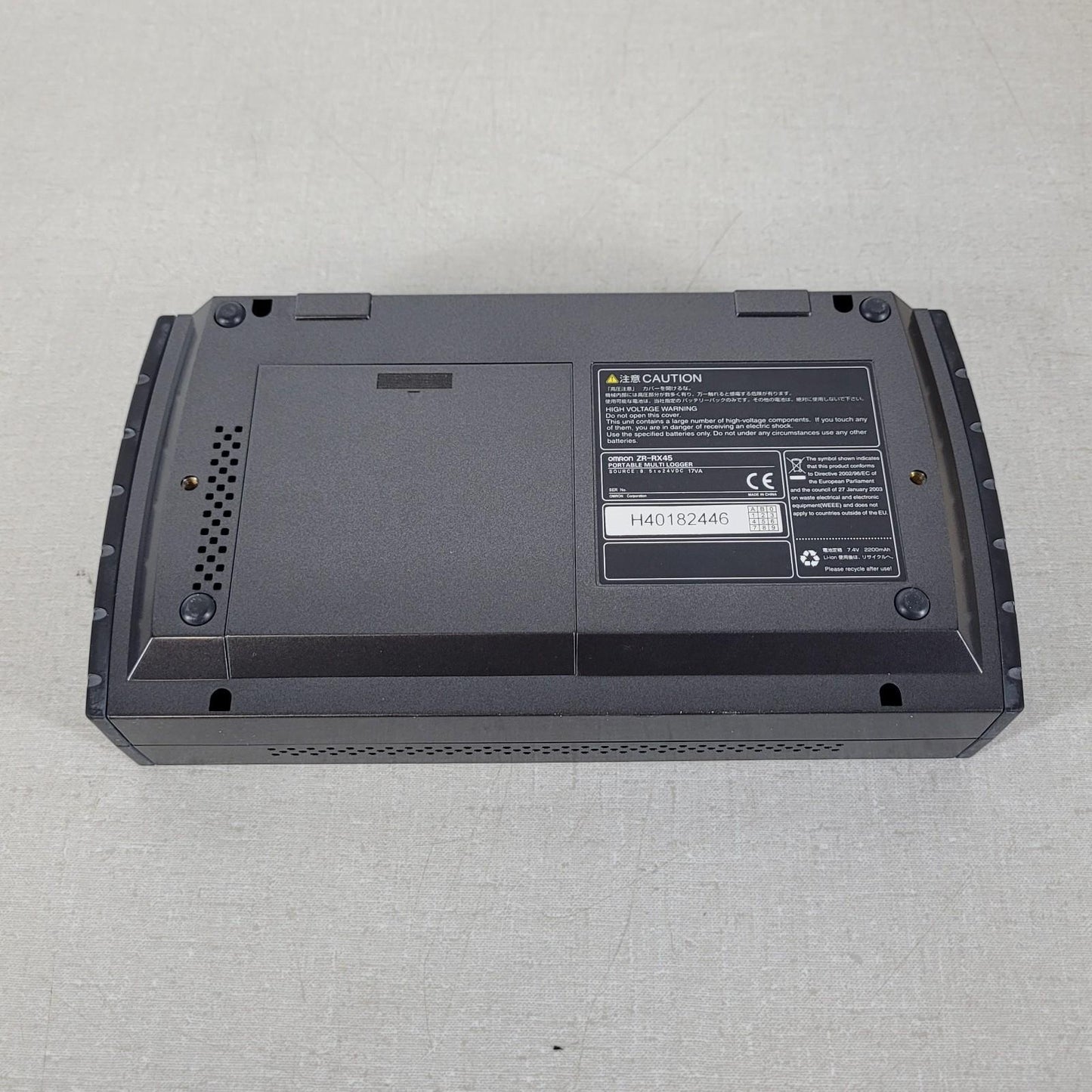 Omron ZR-RX45 V Portable Multi Data 200-Channel Expandable Measurement Logger