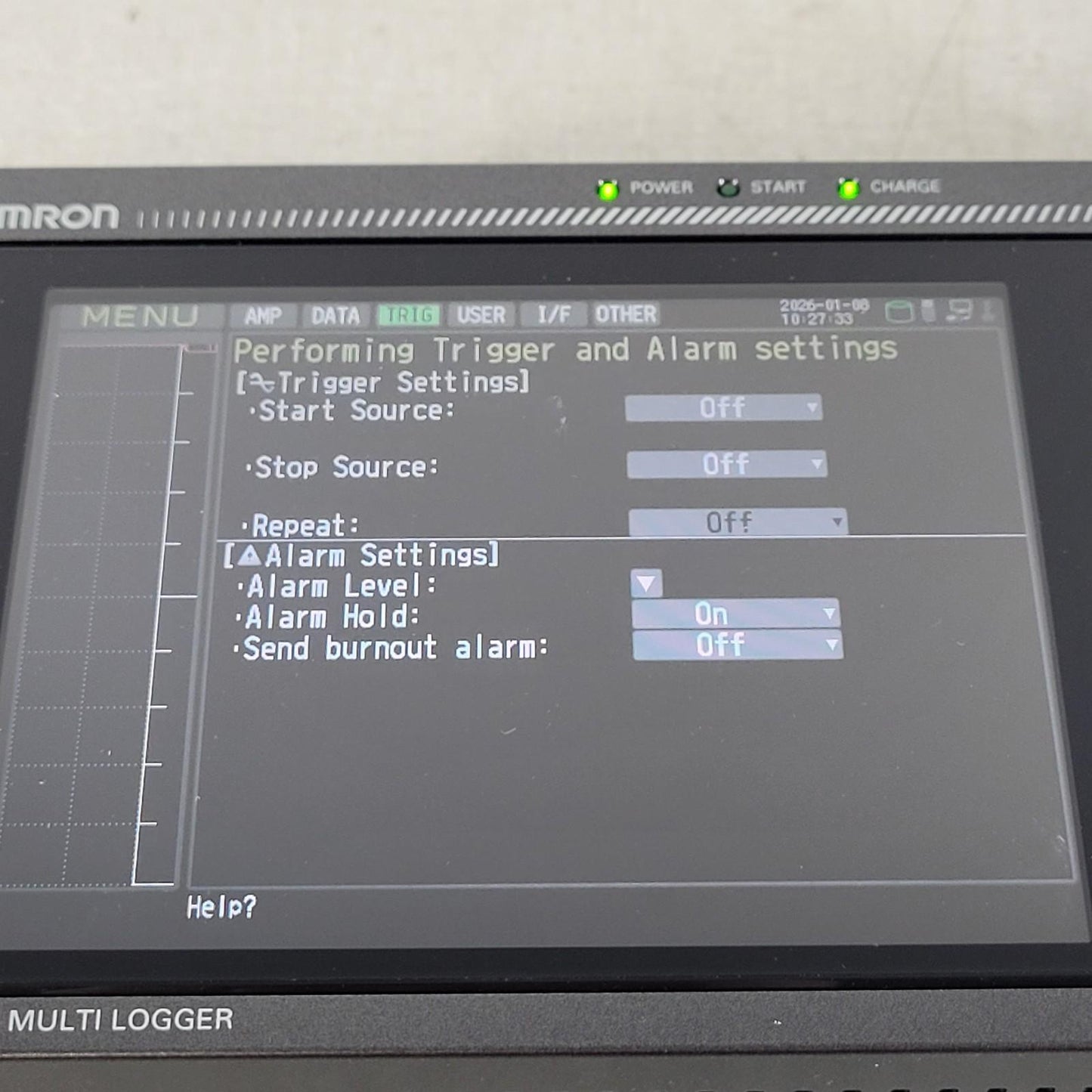 Omron ZR-RX45 V Portable Multi Data 200-Channel Expandable Measurement Logger