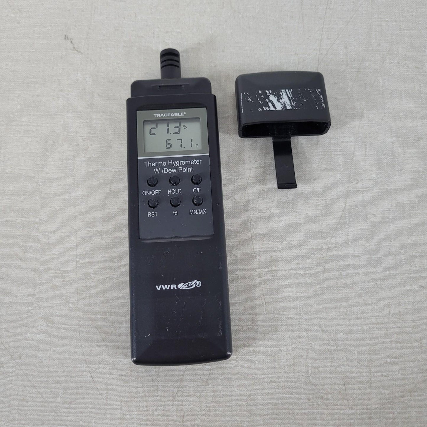 VWR 12777-834 Digital Pocket Size Dew Point Hygrometer and Thermometer