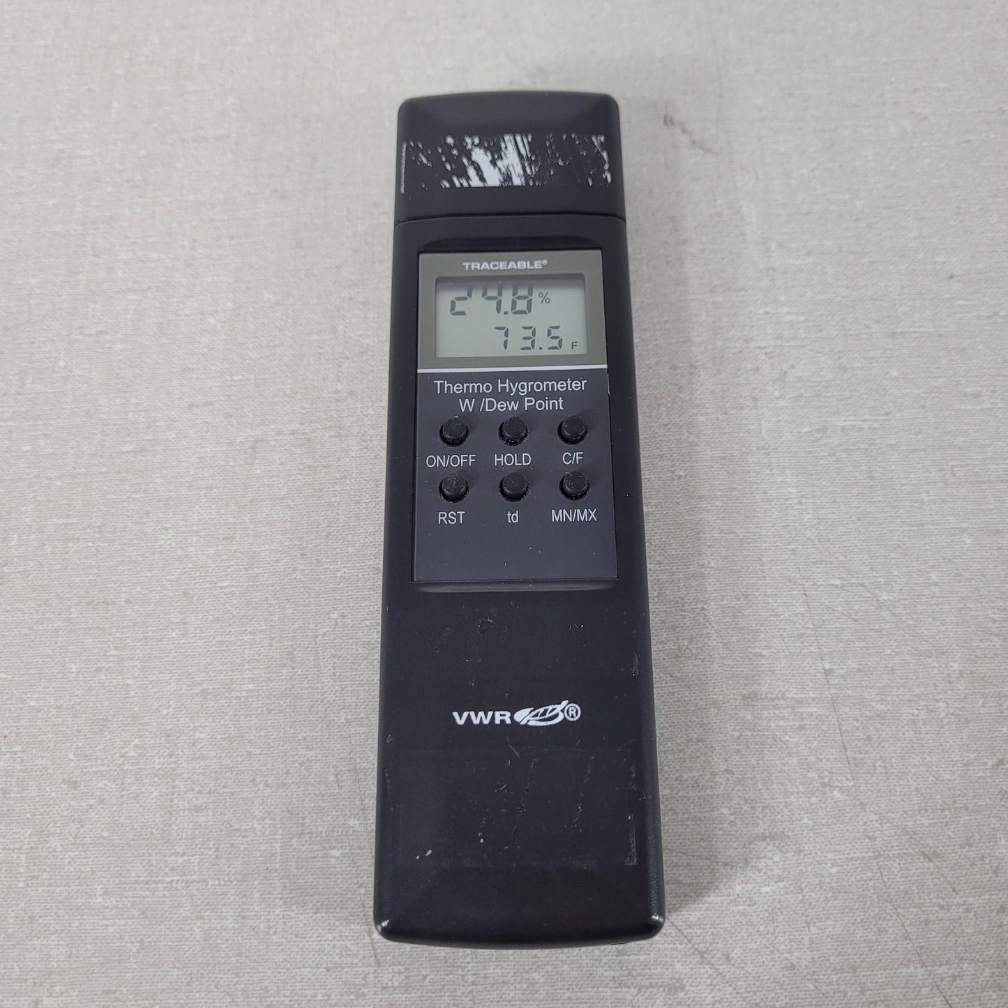 VWR 12777-834 Digital Pocket Size Dew Point Hygrometer and Thermometer